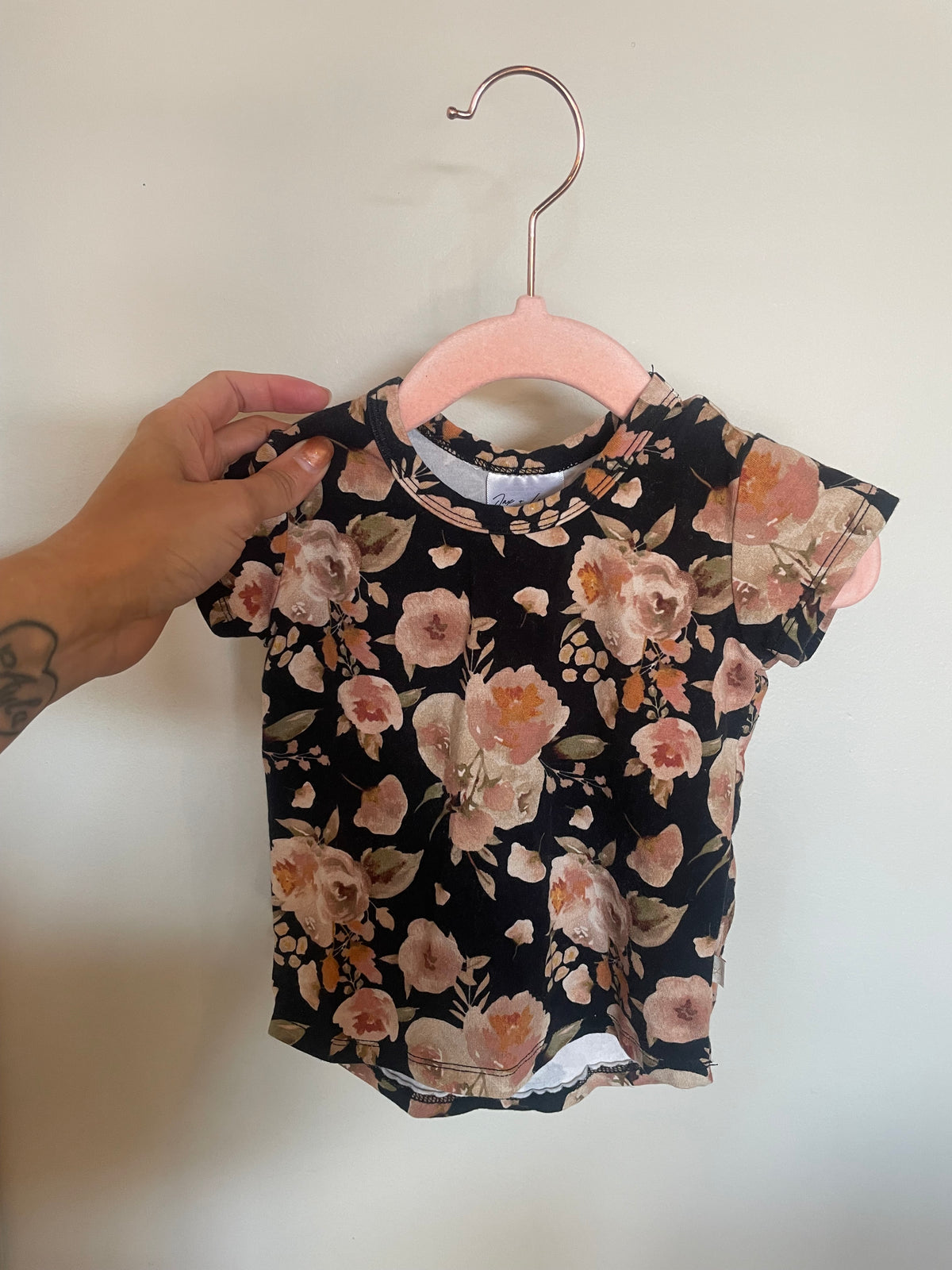 JH - Consignment - Jax & Lennon Floral Tee - 0-6M