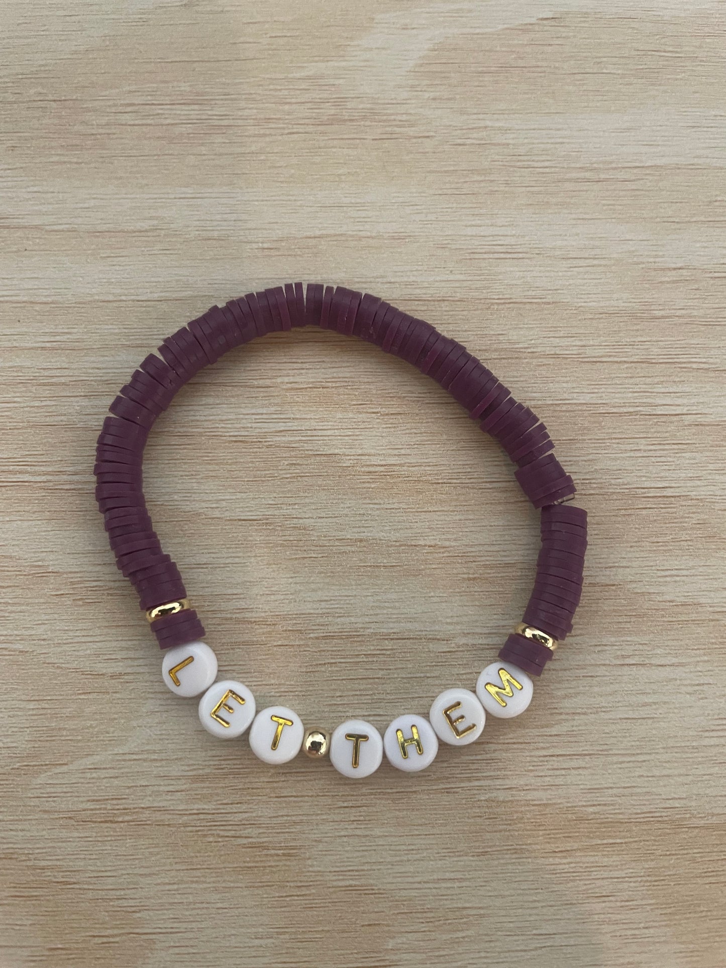 GC - Consignment - Aster + Siam Bracelet “Let Them”