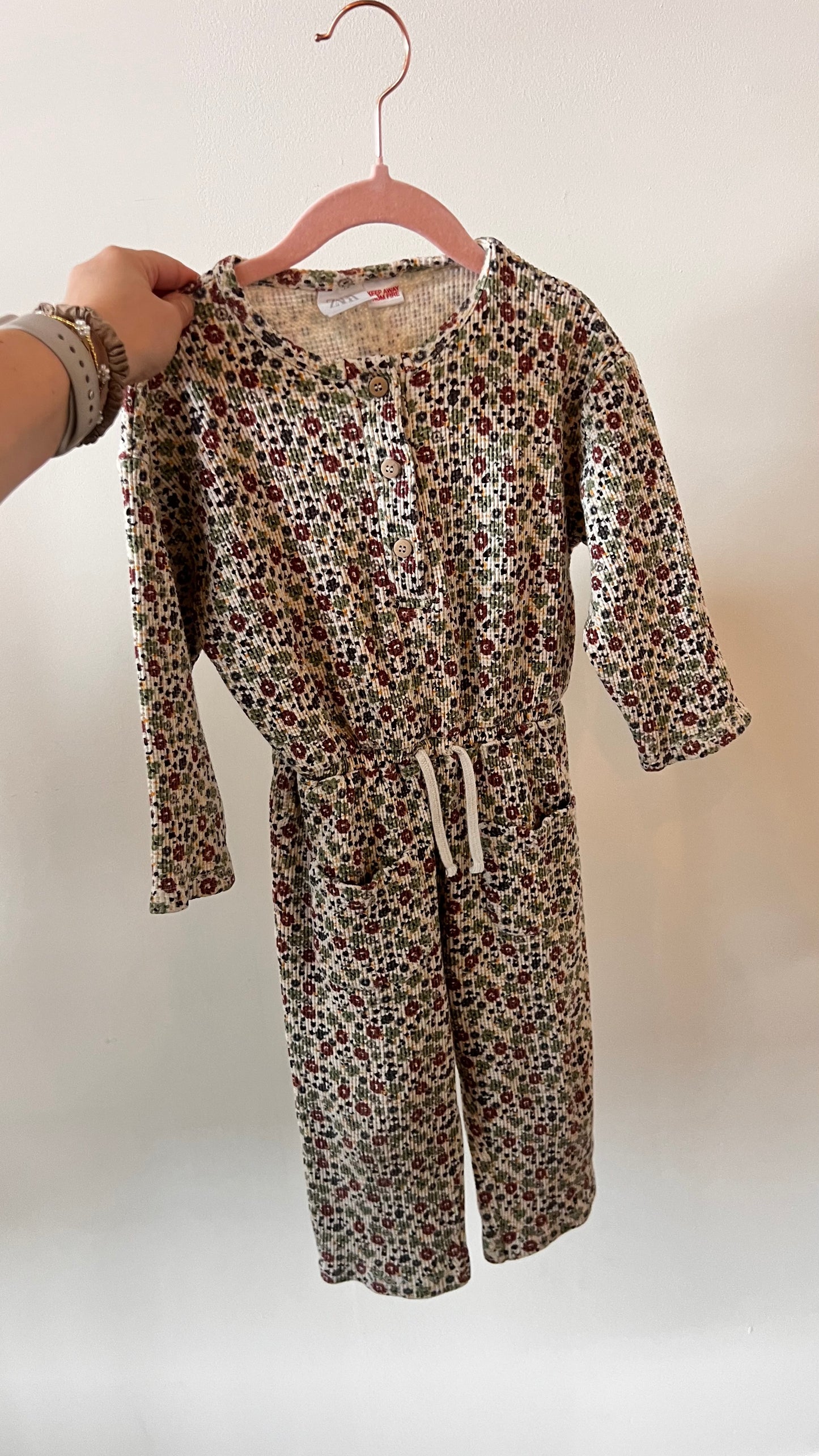 DS - Consignment - Zara Floral Romper 2/3Y