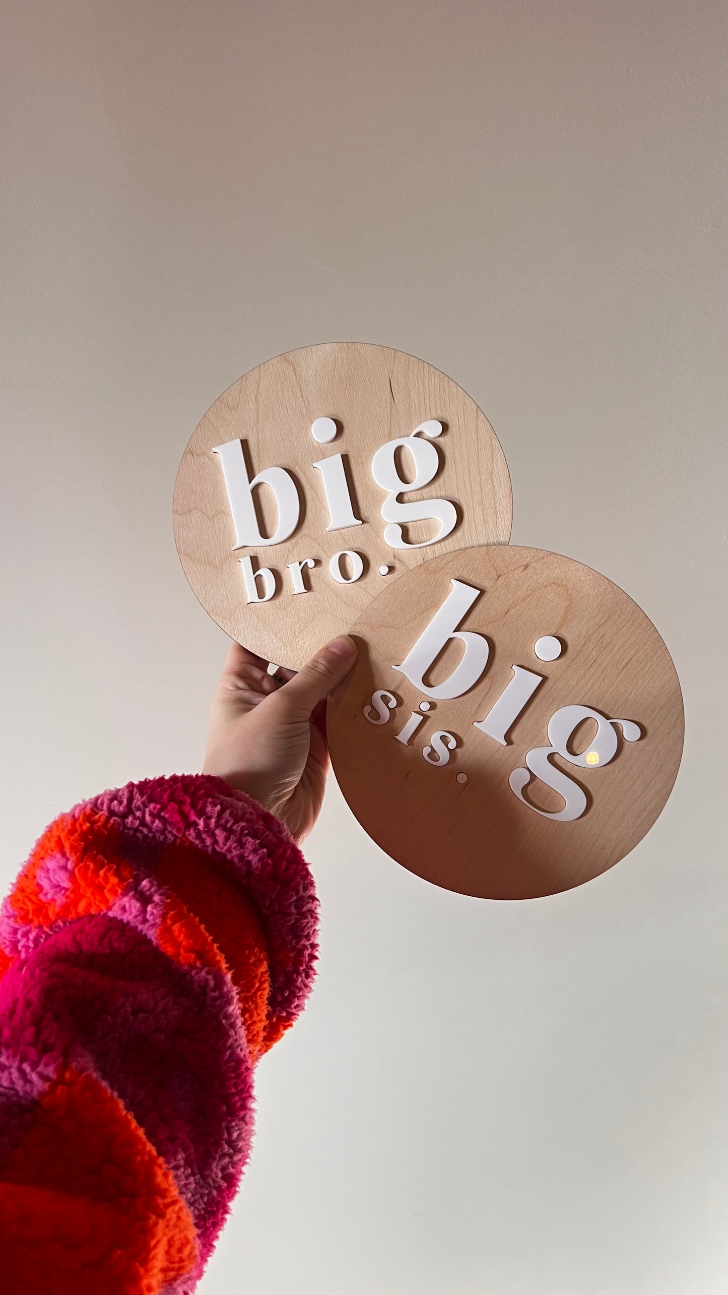 Sawdust & Stain - Big Bro/Big Sis Signs
