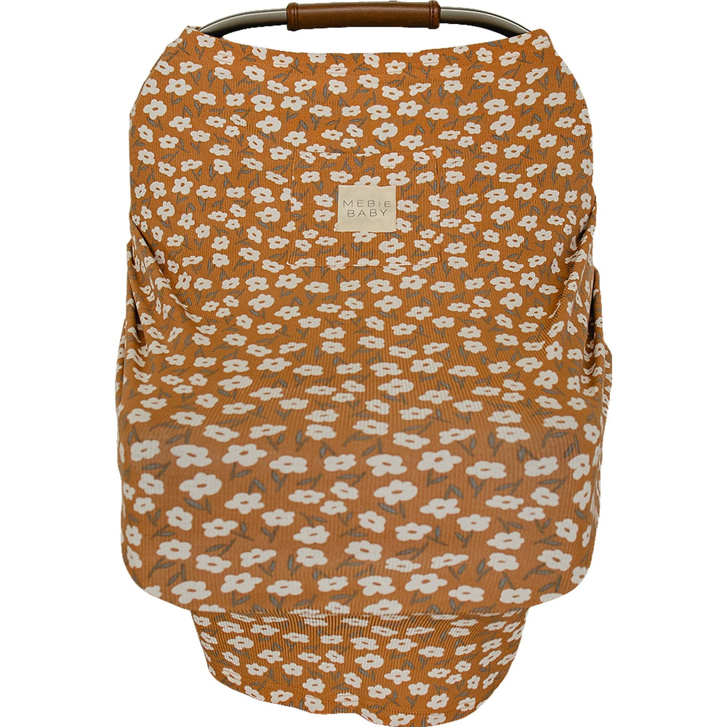 Mebie Baby - Mustard Floral Bamboo Multi-Use Cover