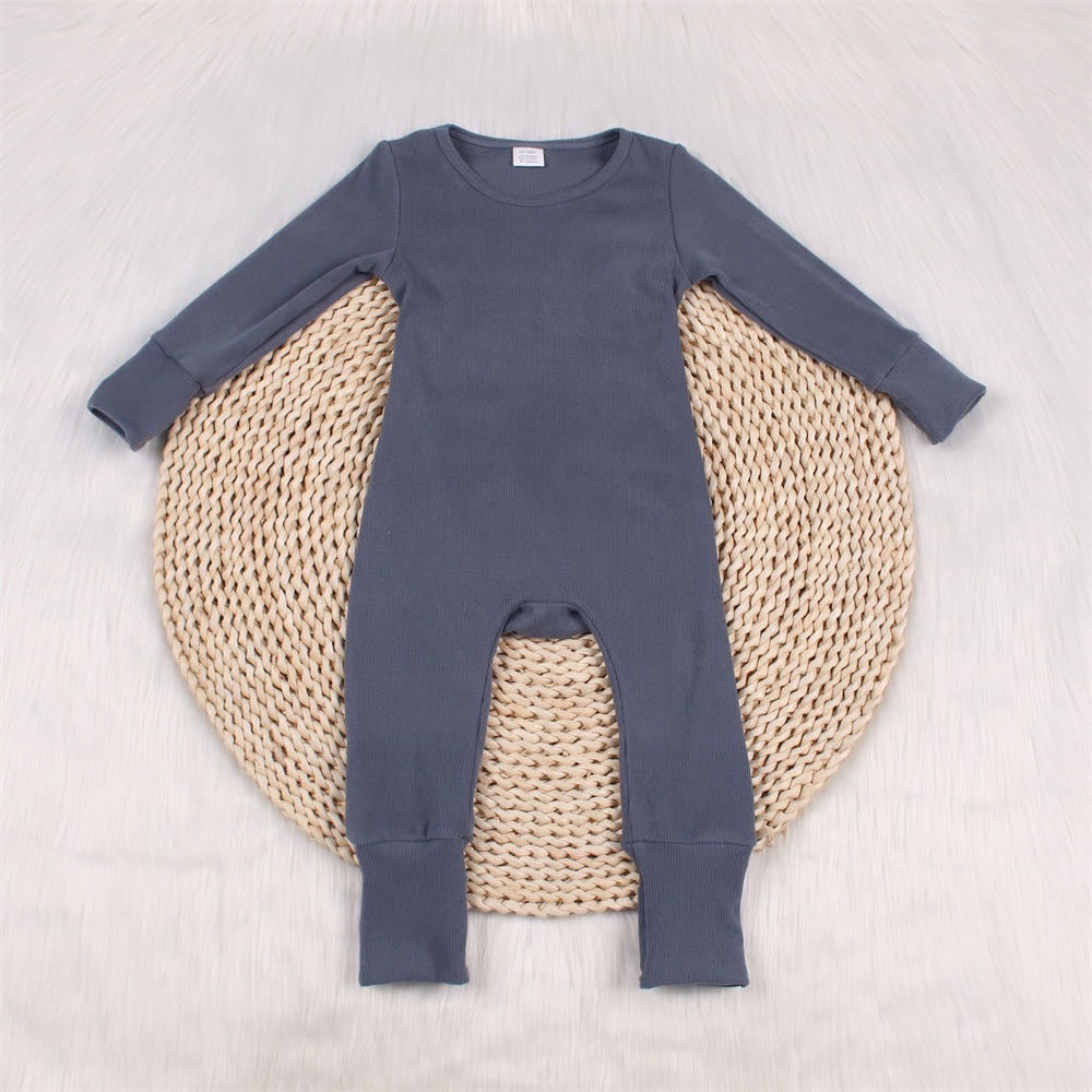 Poppy & Co - Ribbed Bamboo Rompers