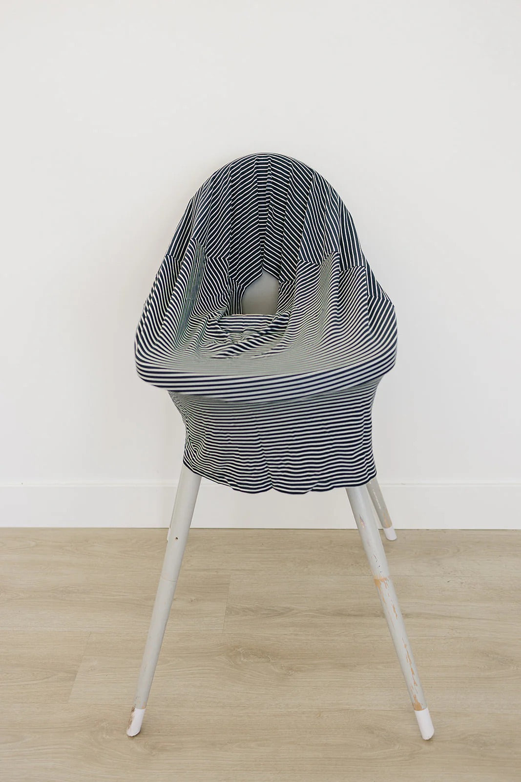 Mebie Baby - Navy Stripes Ribbed Bamboo Multi-Use Cover