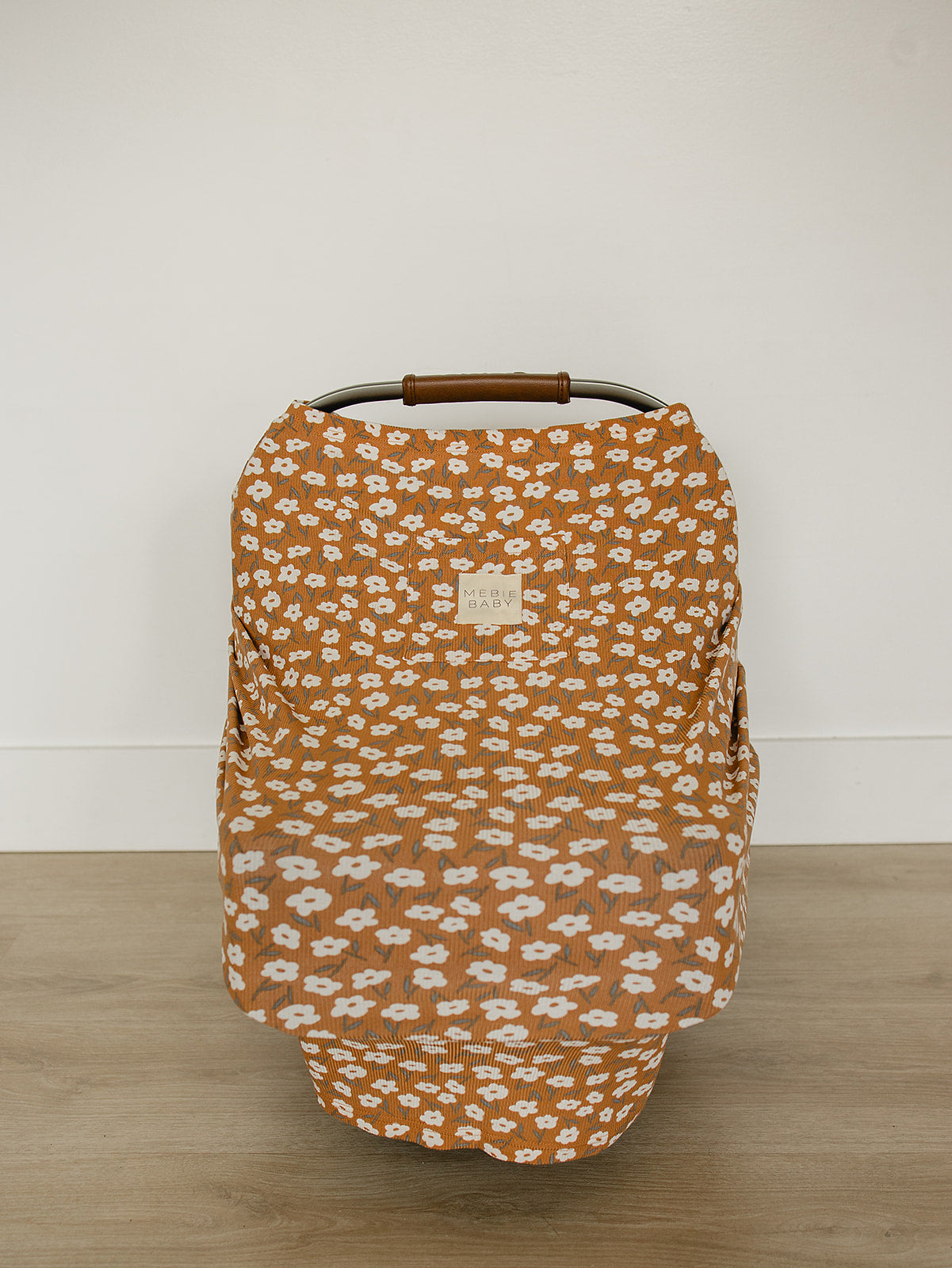 Mebie Baby - Mustard Floral Bamboo Multi-Use Cover