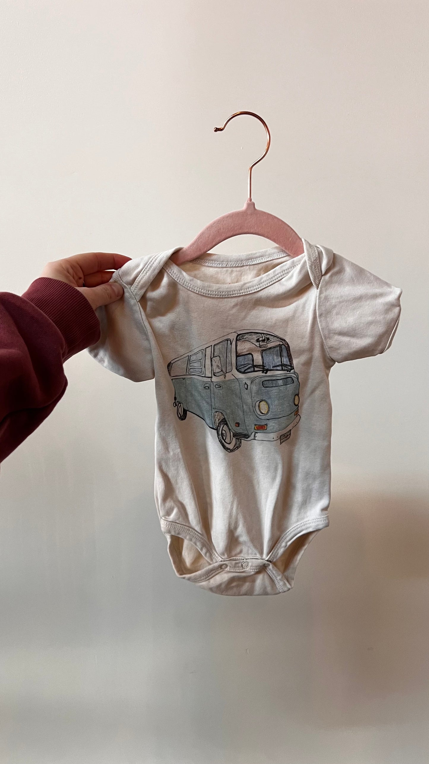 KD - Consignment - Orangeheat - Voltswagon Van Onesie - 6-12m