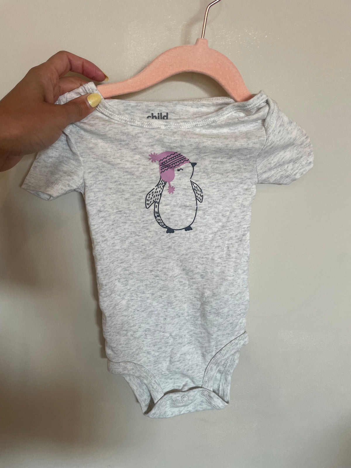 CC - Consignment - Carters Penguin Onesie - 6-9M
