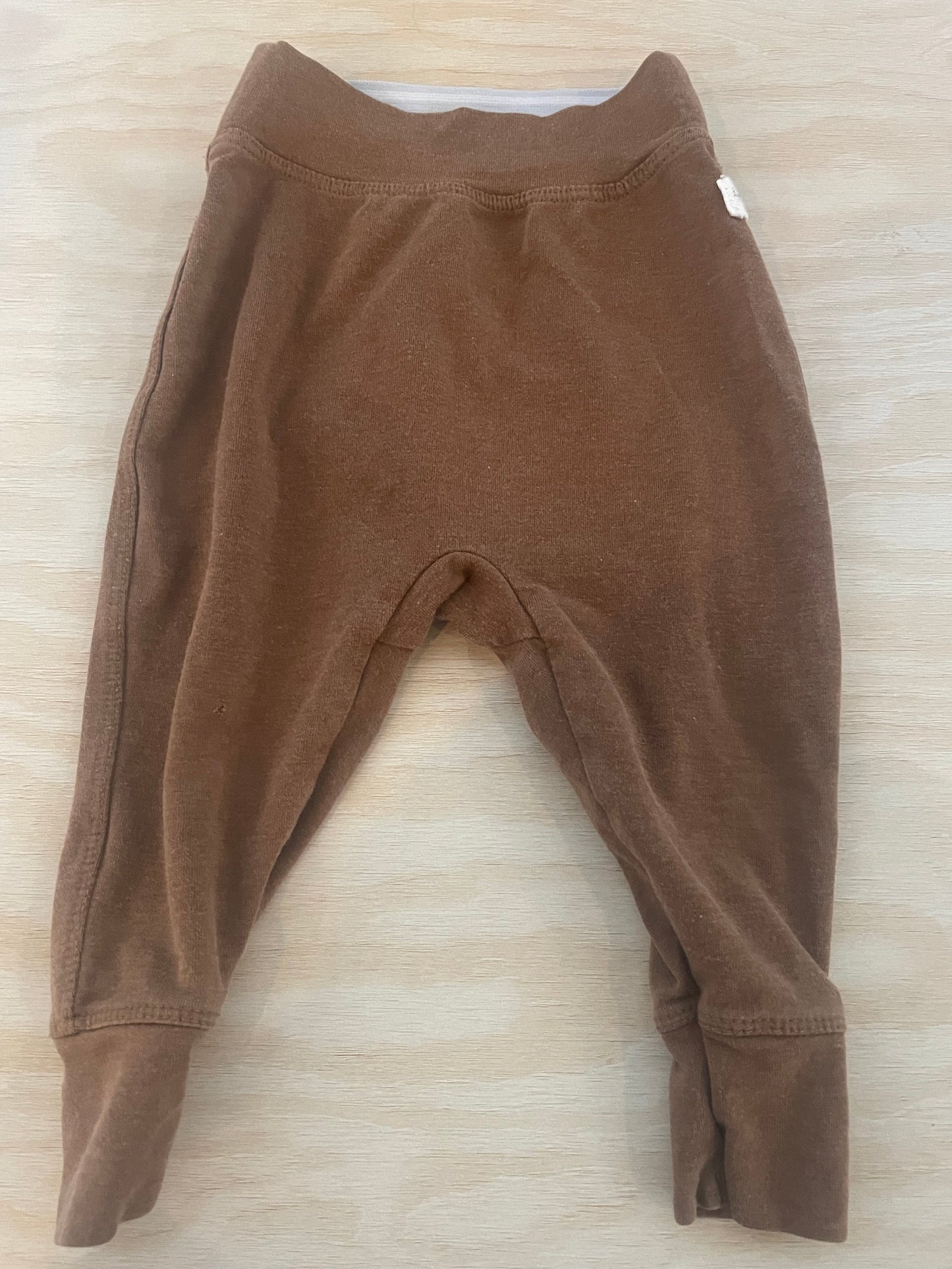 CC - Consignment - loulou lollipop brown leggings - 0-3M