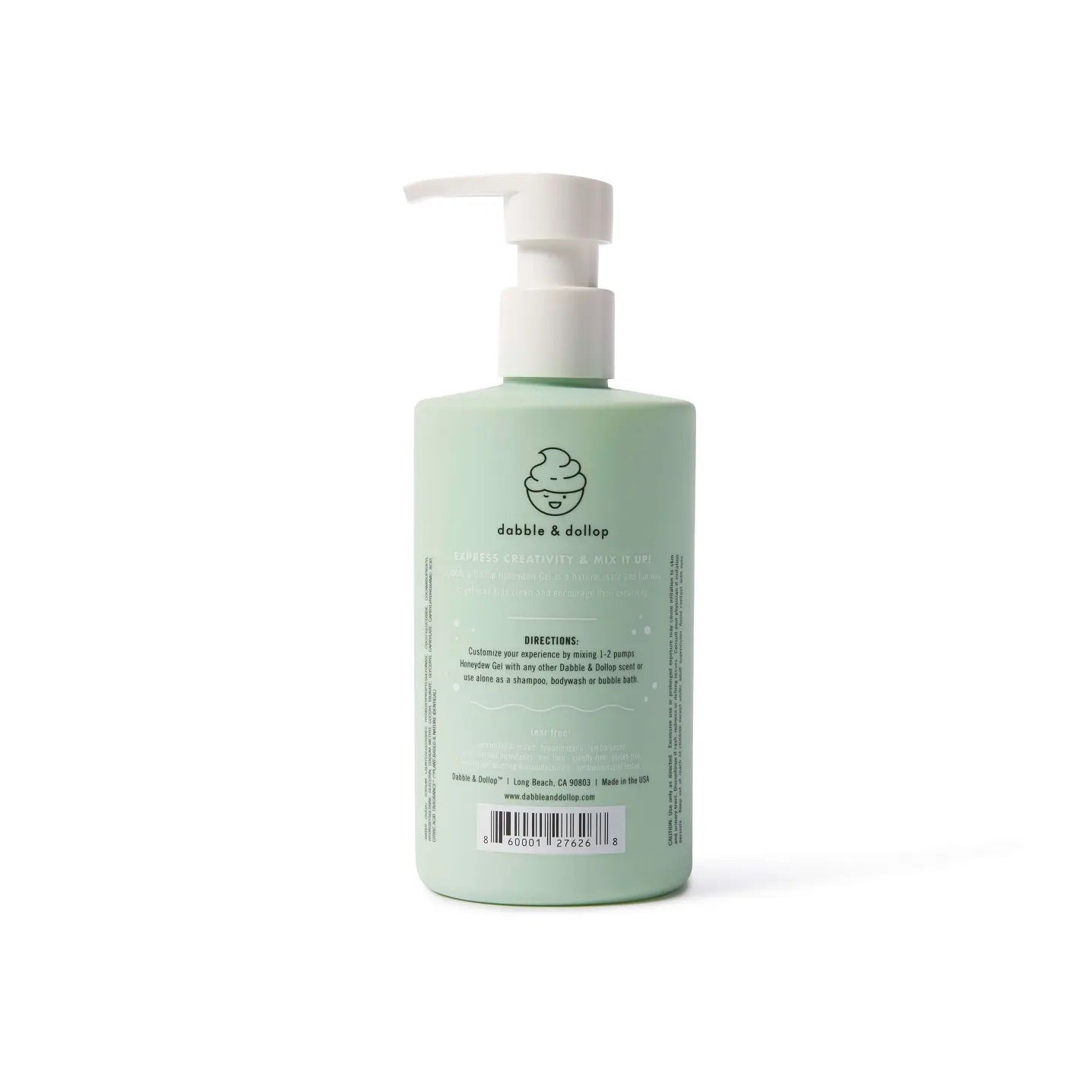 Dabble & Dollop - All-Natural Honeydew Shampoo, Body Wash & Bubbles
