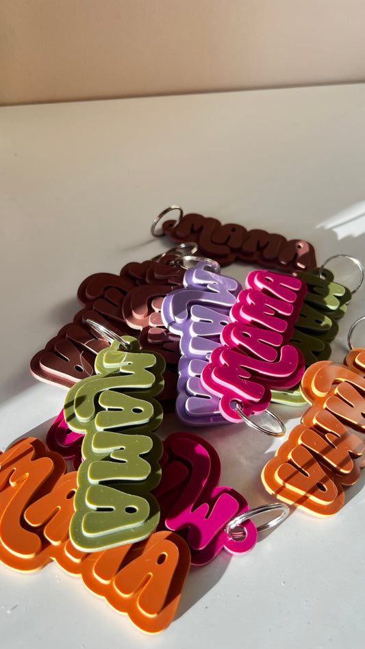 Sawdust & Stain - Mama Keychain