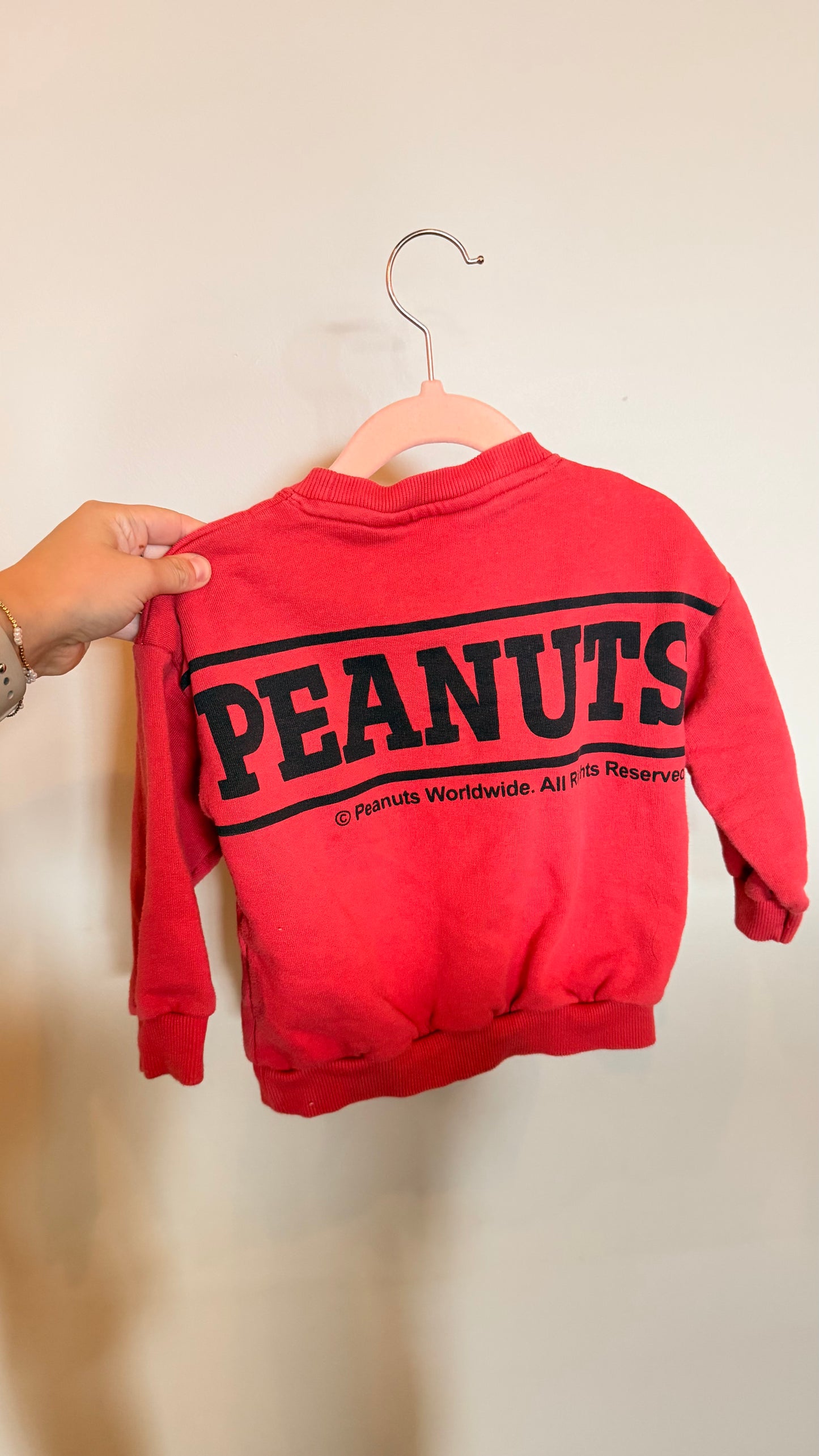 LK - Consignment - Zara Red Snoopy Crew 12-18M