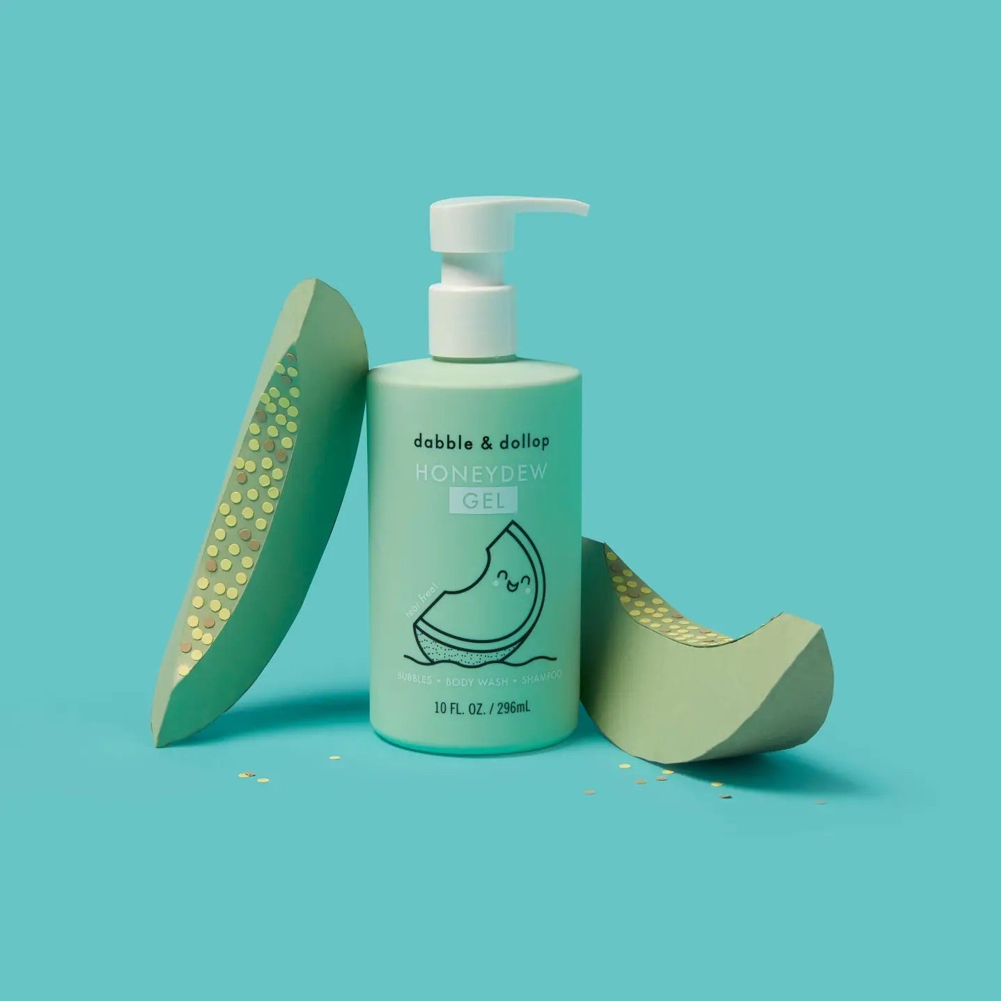 Dabble & Dollop - All-Natural Honeydew Shampoo, Body Wash & Bubbles