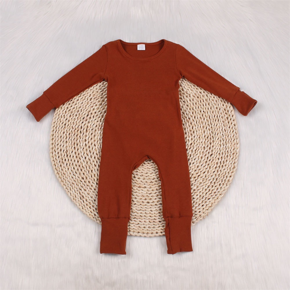 Poppy & Co - Ribbed Bamboo Rompers