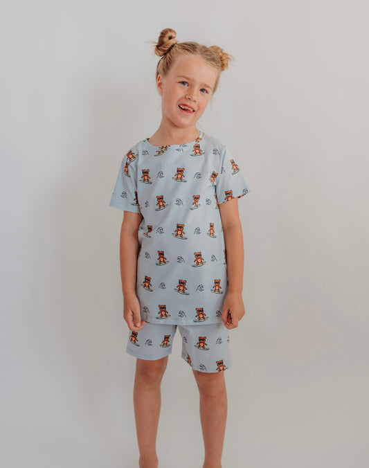 Little Aspen Baby - Salty Bear Shorts Set