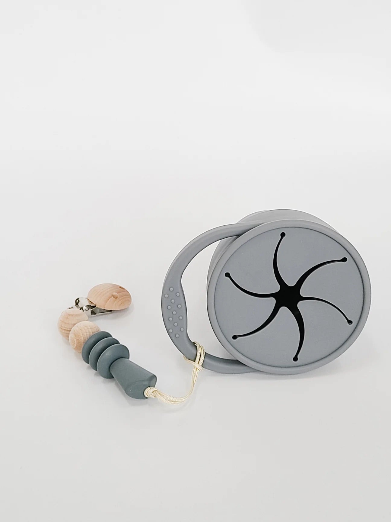 Hallington - Collapsible Silicone Snack Cup - Pebble