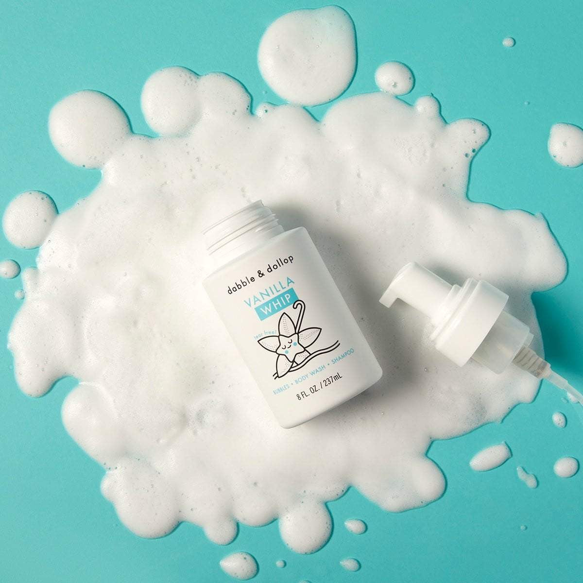 Dabble & Dollop - All-Natural Vanilla Foaming Shampoo & Body Whip