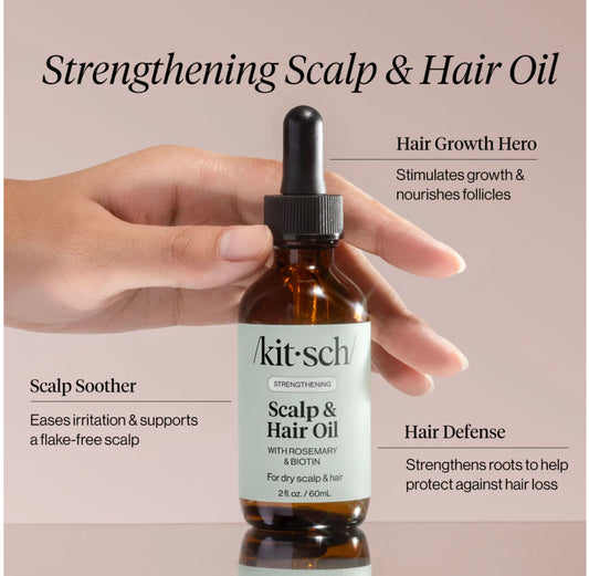 KITSCH - Rosemary & Biotin Scalp & Hair Strengthening Oil