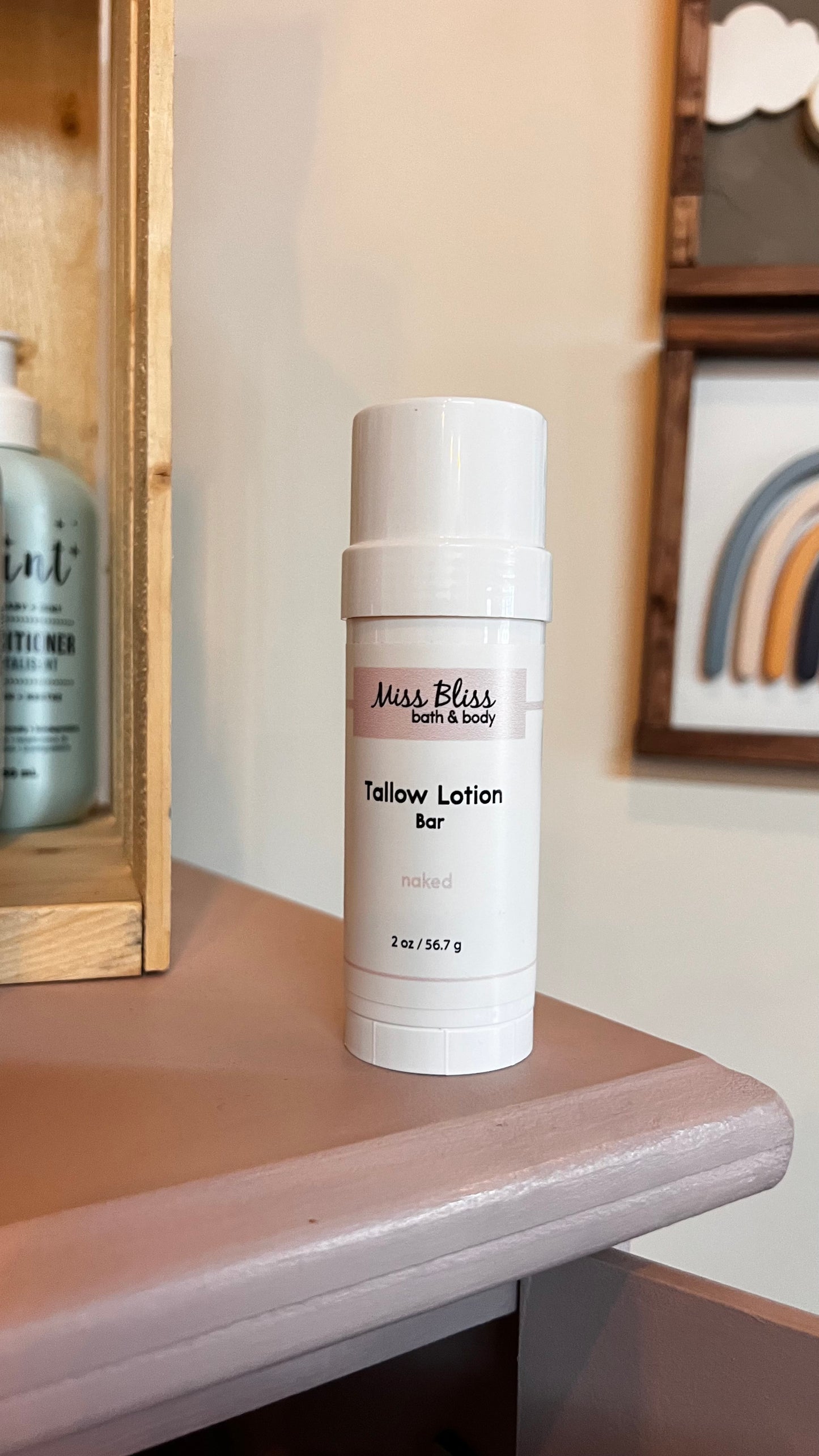 Miss Bliss Bath & Body - Tallow Lotion - Naked