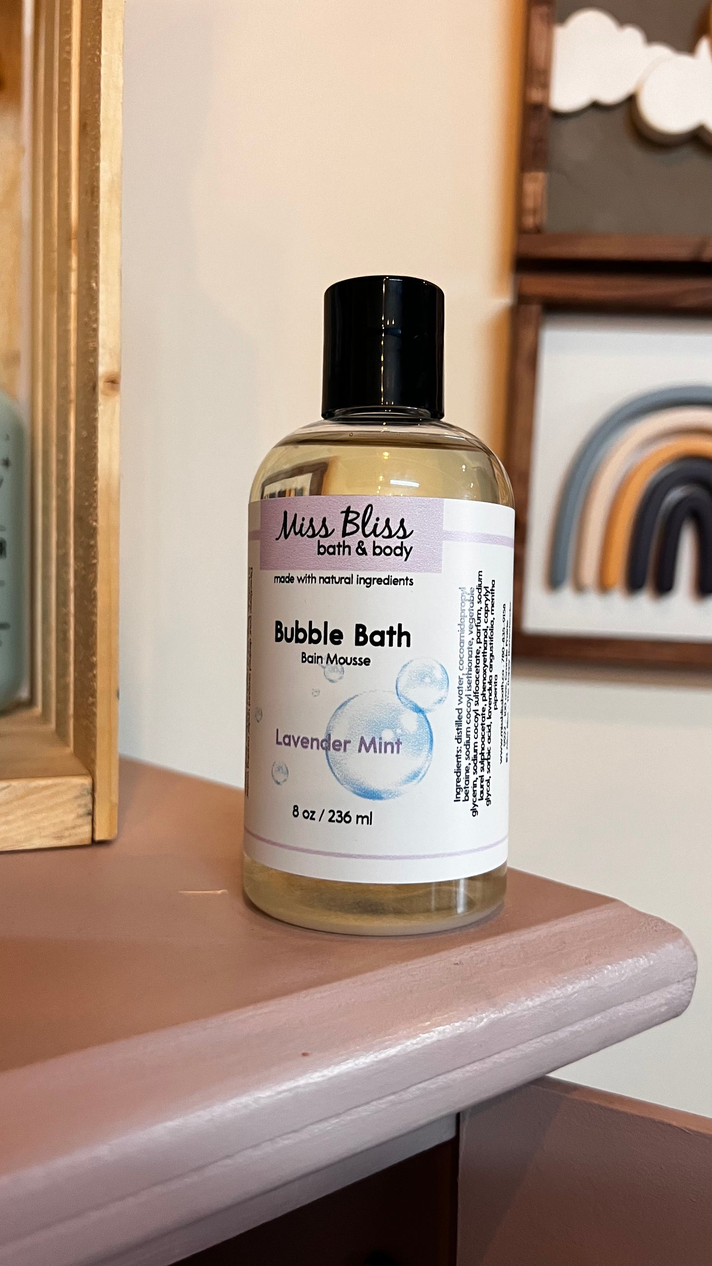 Miss Bliss Bath & Body - Bubble Bath -Lavender Mint