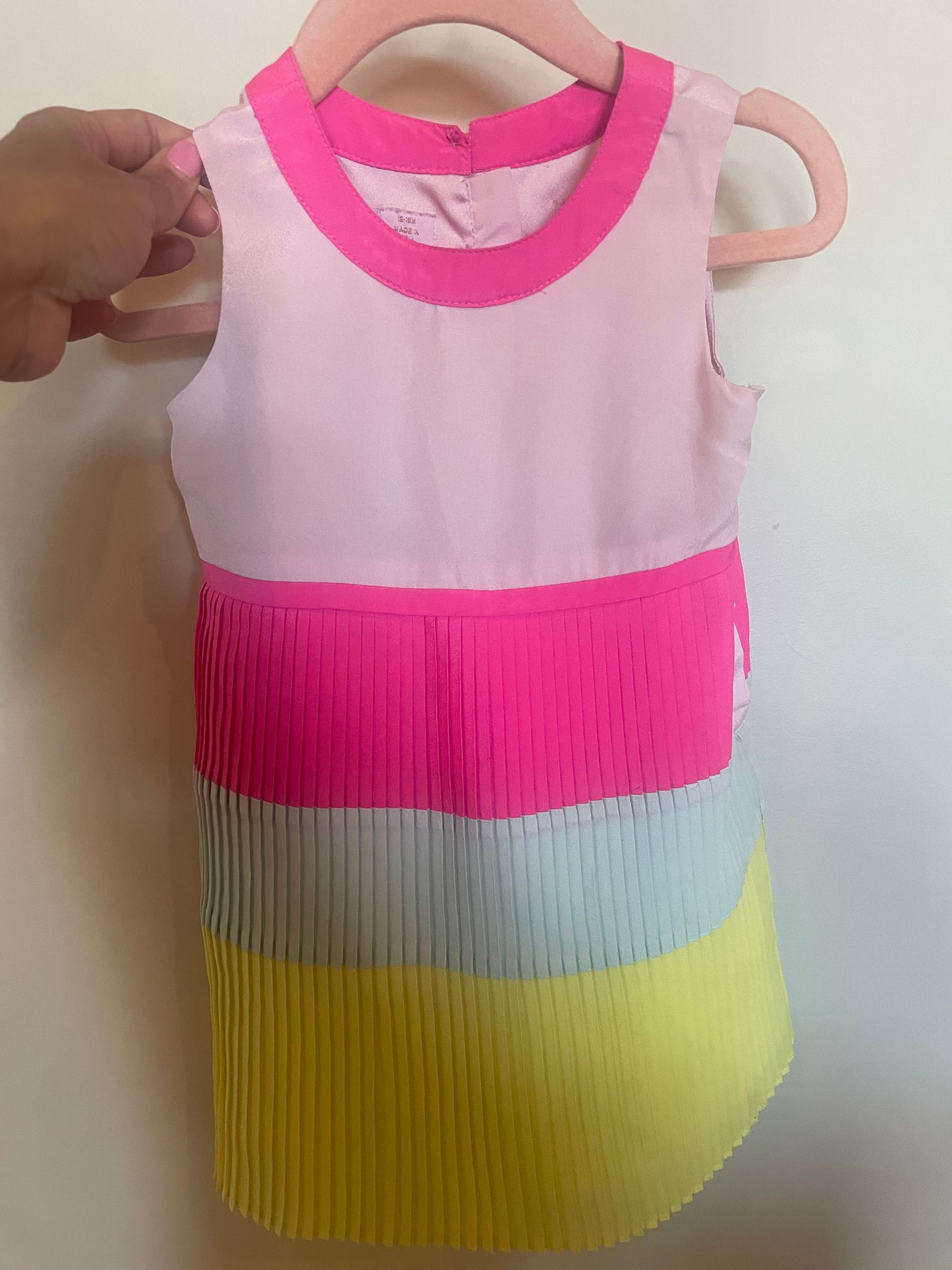 CC - Consignment - Ted Baker multicoloured dress 12-18M
