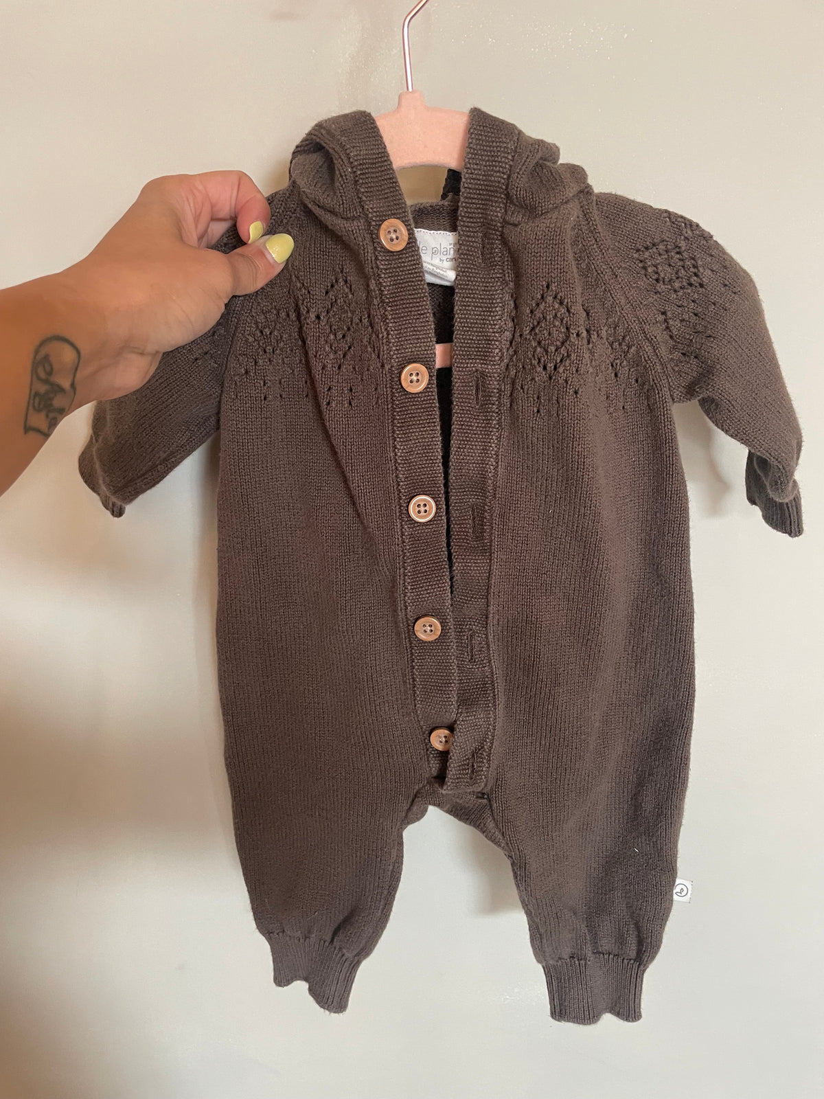 CC - Consignment - Little Planet Knit Romper - 3M