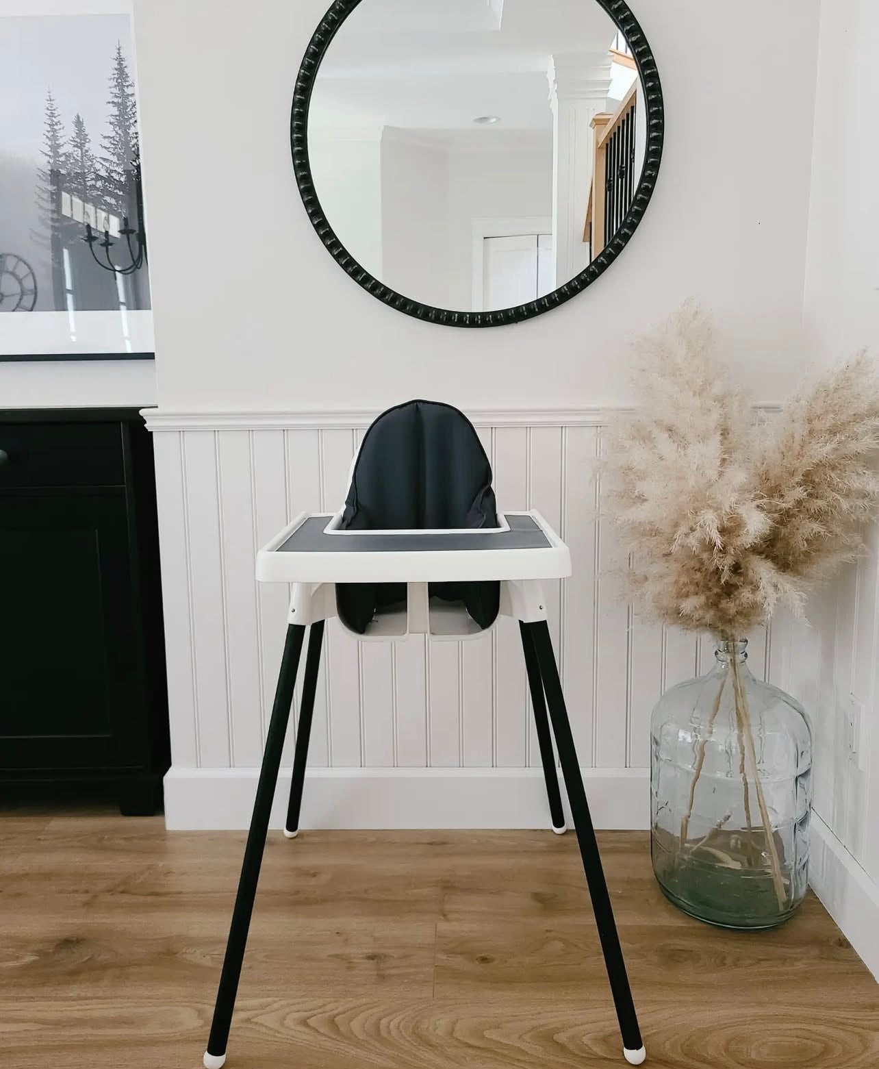 Hallington - Ikea Highchair Placemat - Charcoal