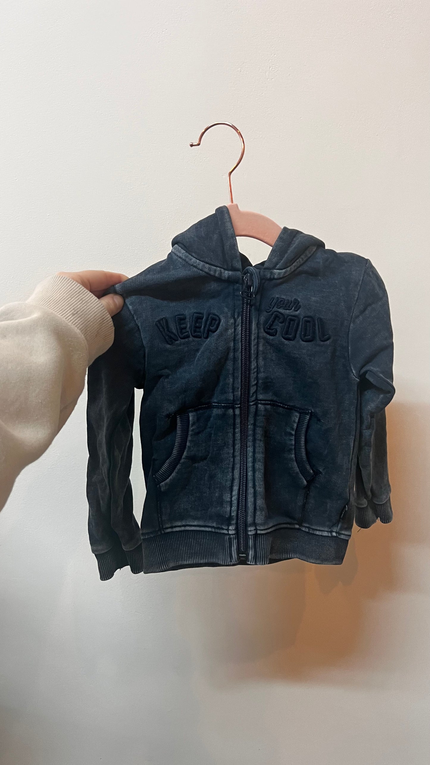 SP - Consignment - Noppies “Keep Your Cool” Zip Up Hoodie - 12-18M