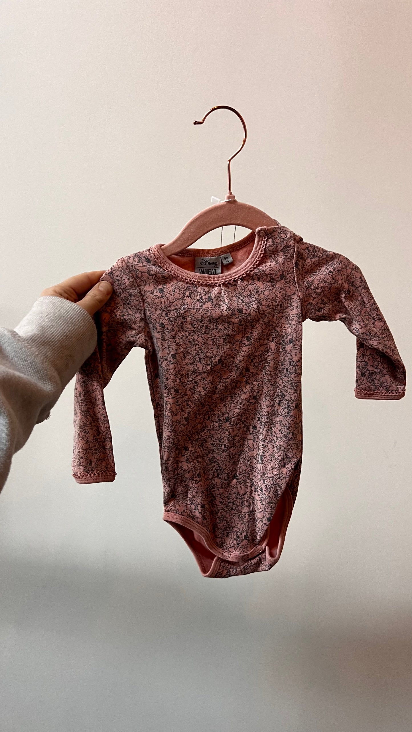 Trendy & Chic - WHEAT - 9M - Disney Onesie