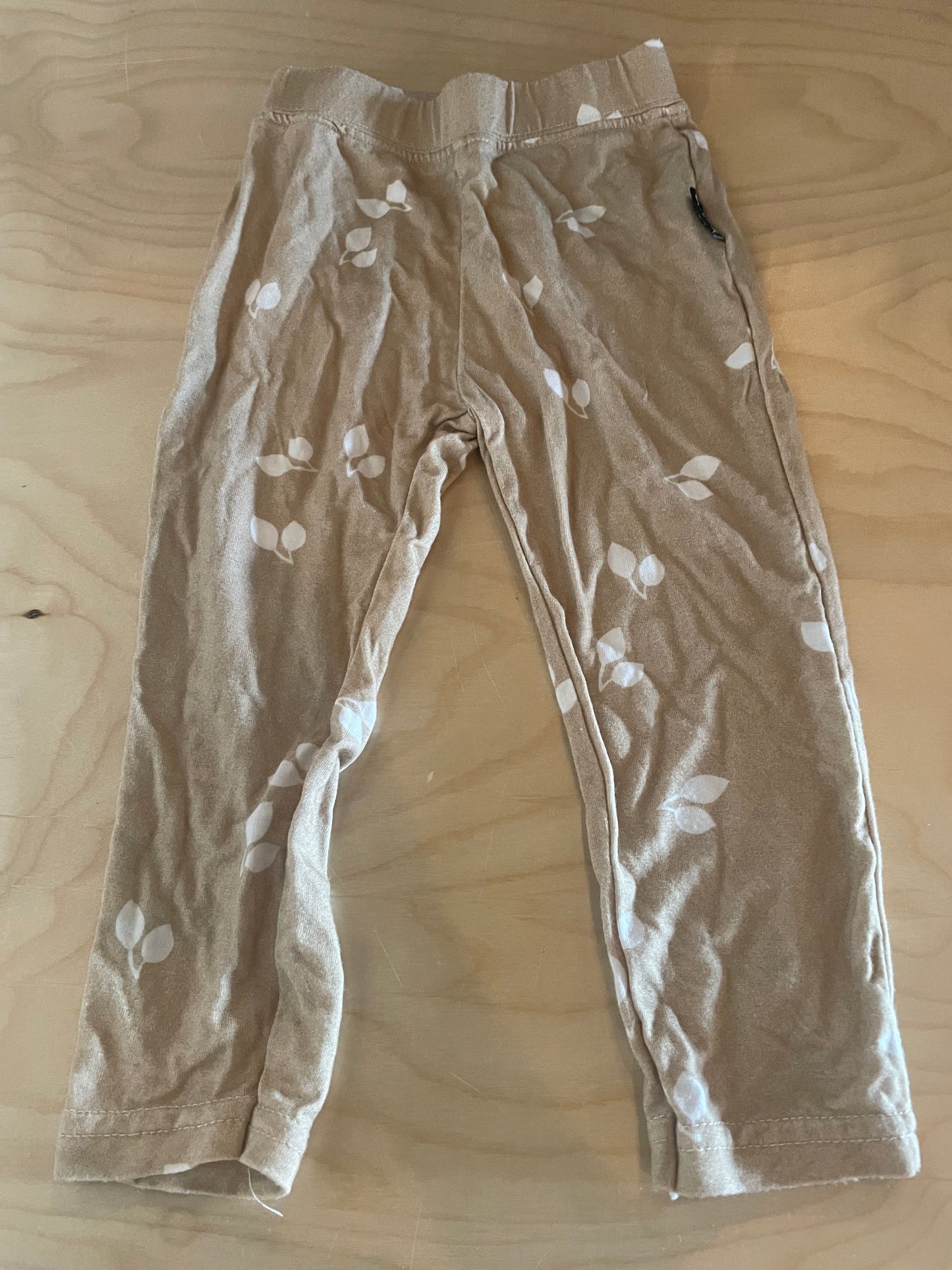 AM - Consignment - Belan .J Beige Leaf Pant - 12-18M