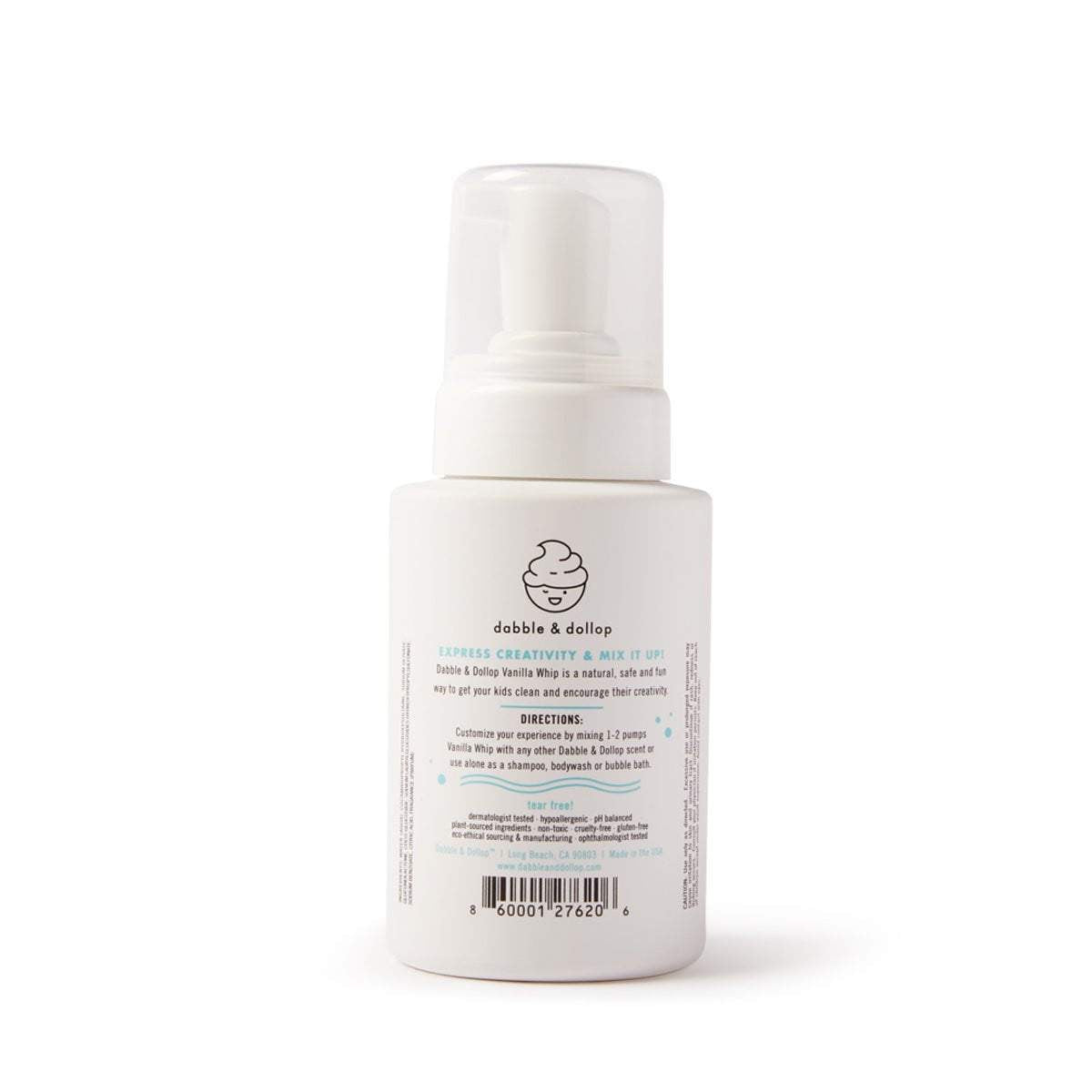 Dabble & Dollop - All-Natural Vanilla Foaming Shampoo & Body Whip