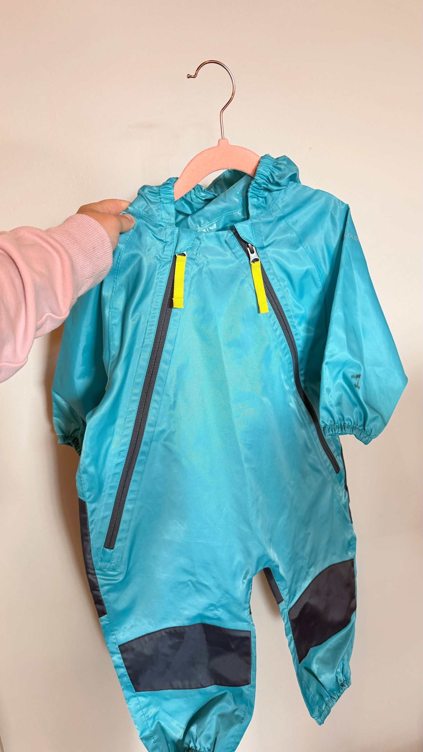 CD - Consignment - Blue Cloudveil Rainsuit 18M