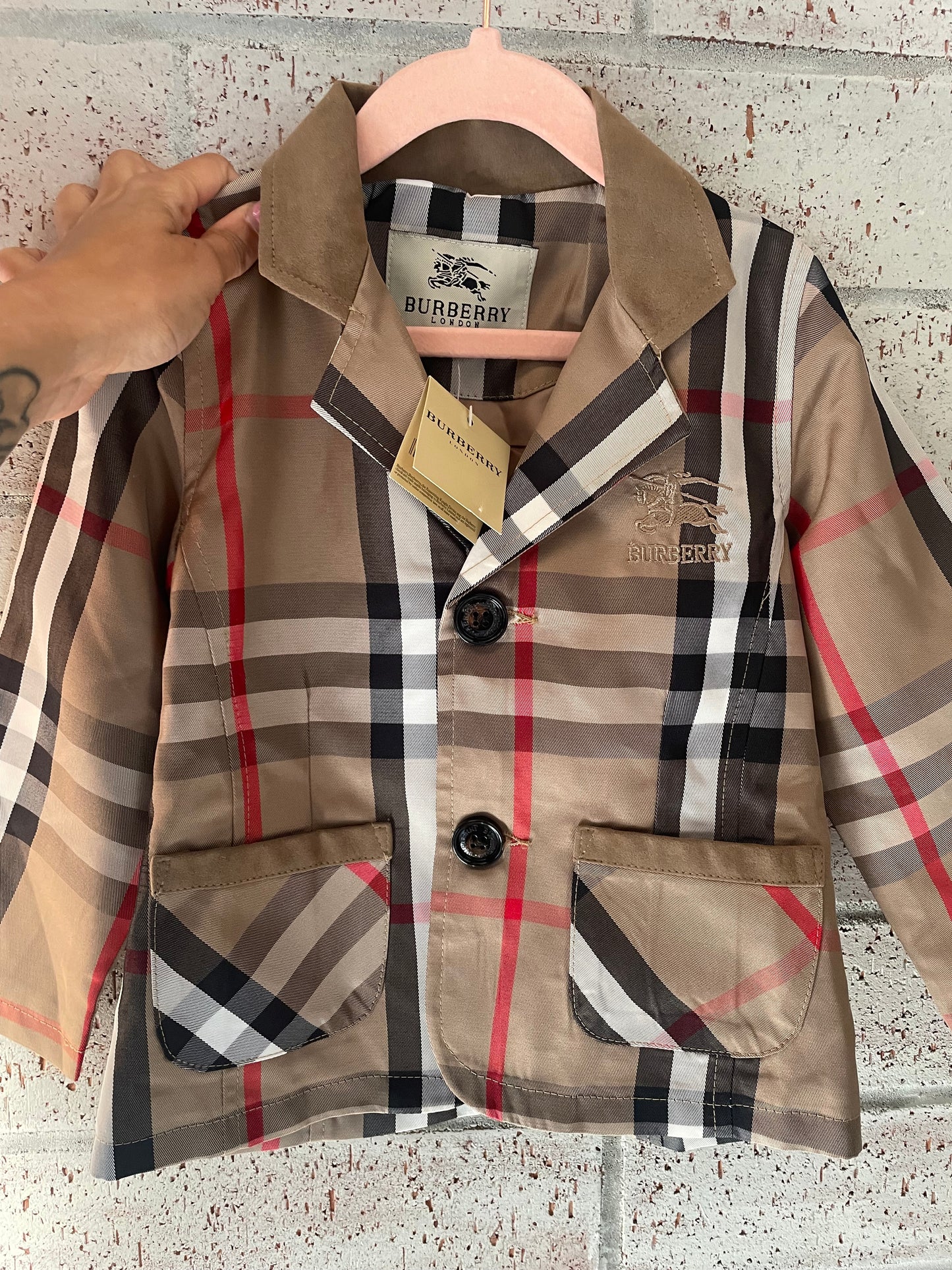 BM - Consignment - NWT Burberry Plaid Jacket - SM