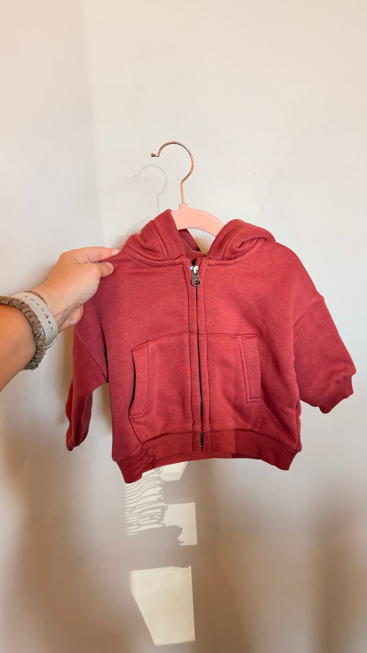 GR - Consignment - Zara - Red Hoodie - 6-9M