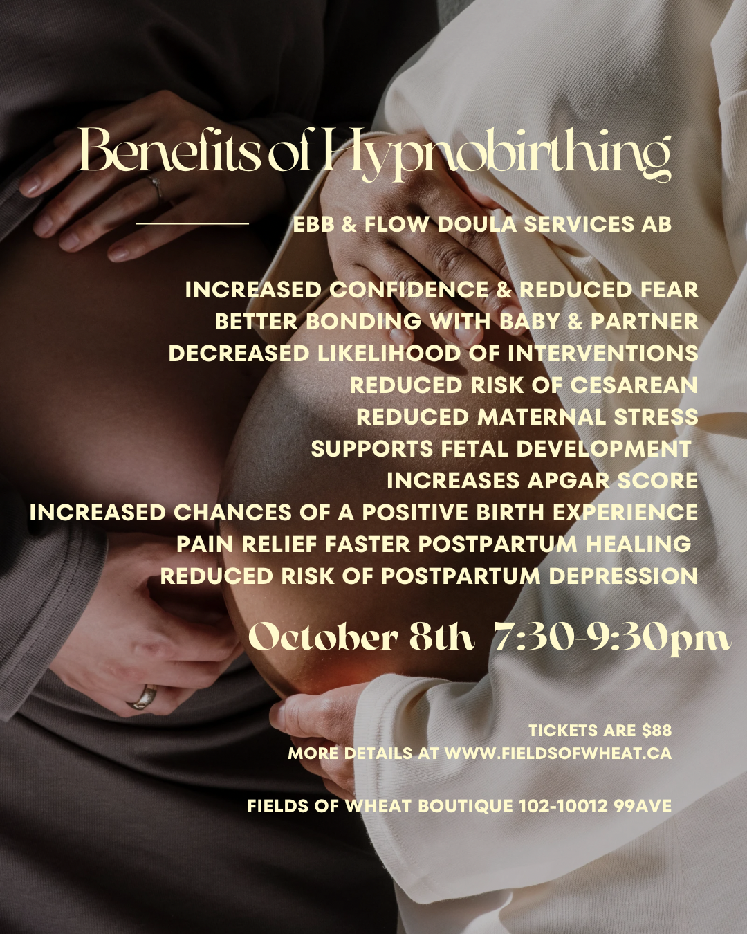 Hypnobirthing Workshop - October 8th
