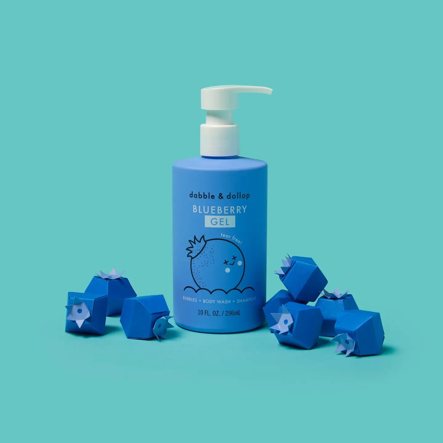 Dabble & Dollop - All-Natural Blueberry Shampoo, Body Wash & Bubbles