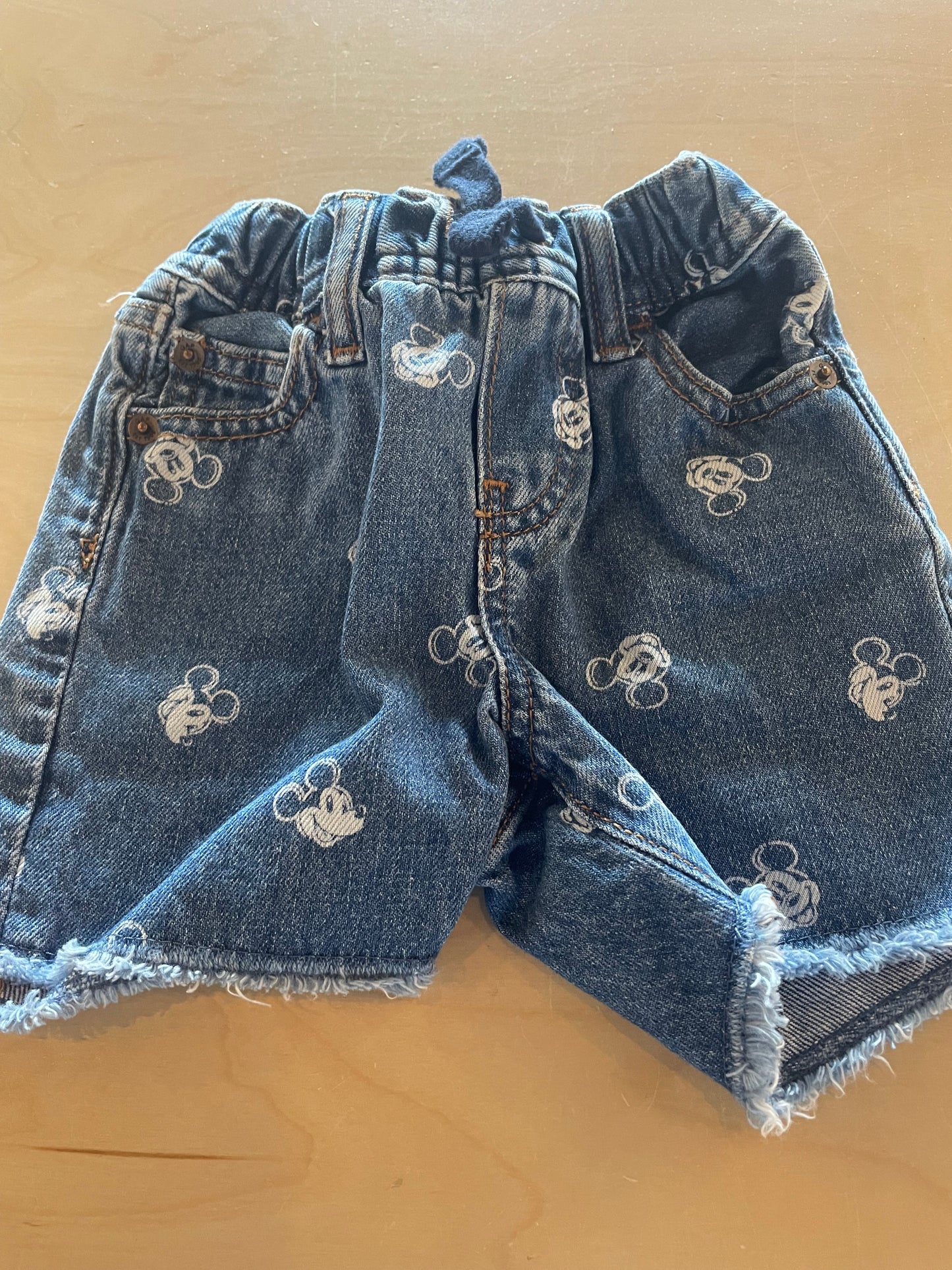 BM - Consignment - Gap Disney Mickey Jean Short - 18-24 M