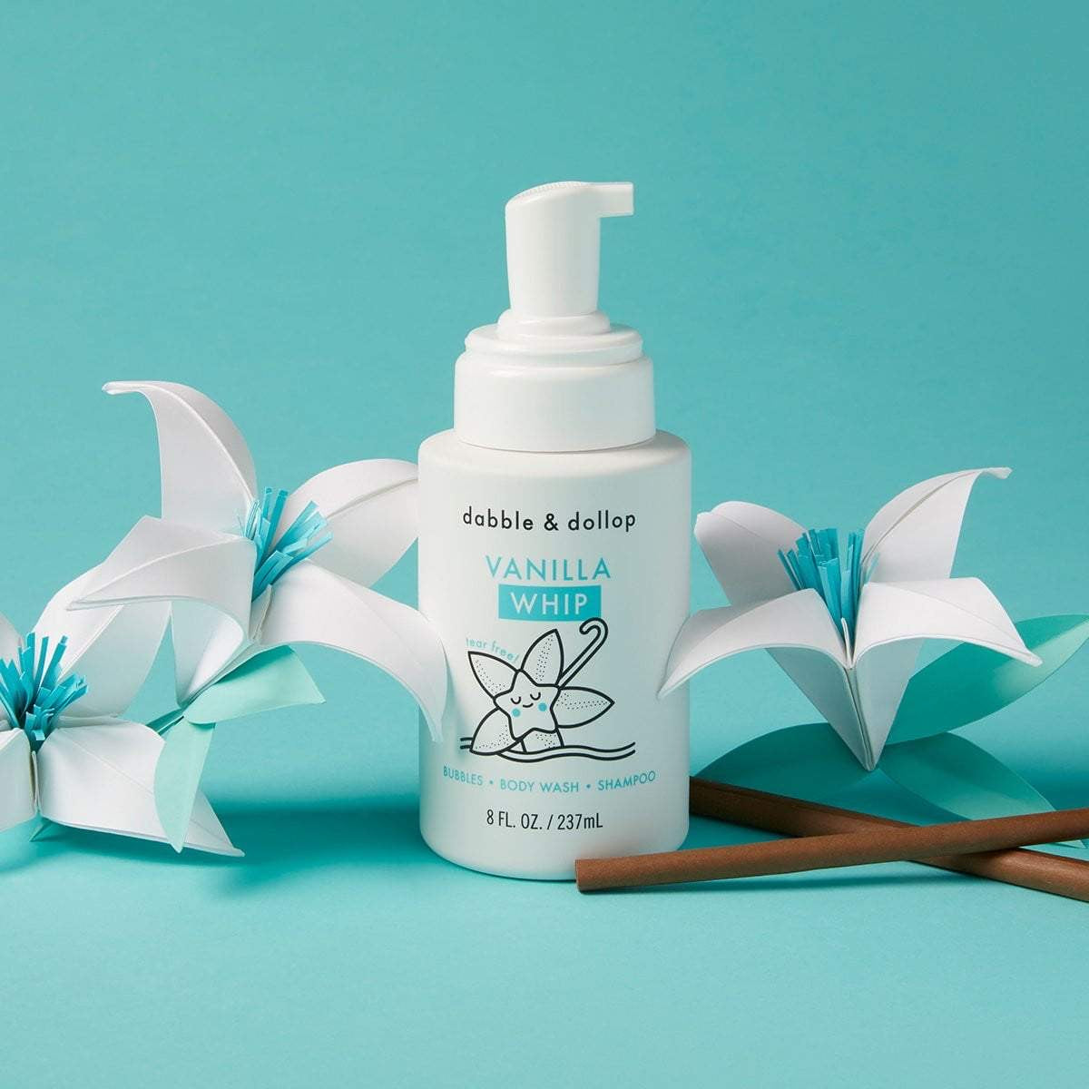 Dabble & Dollop - All-Natural Vanilla Foaming Shampoo & Body Whip