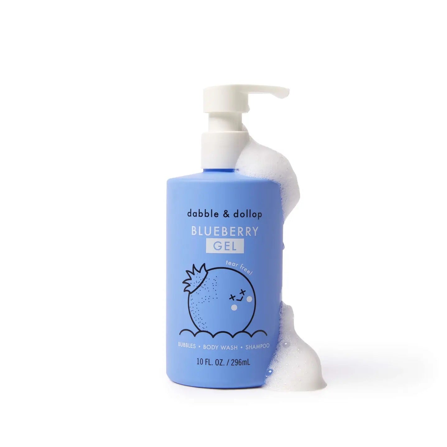 Dabble & Dollop - All-Natural Blueberry Shampoo, Body Wash & Bubbles