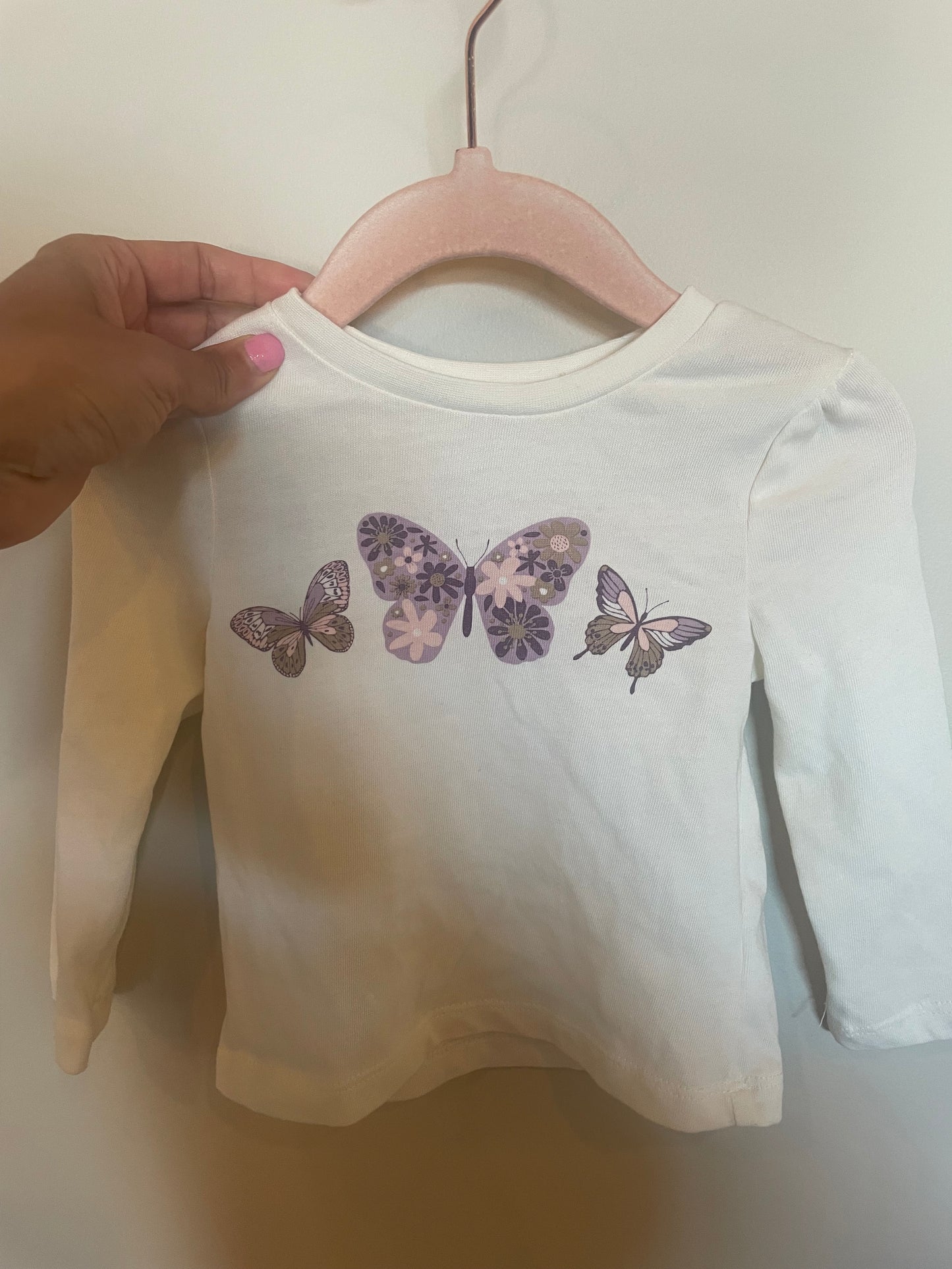CC - Consignment - rococo butterfly shirt - 12M