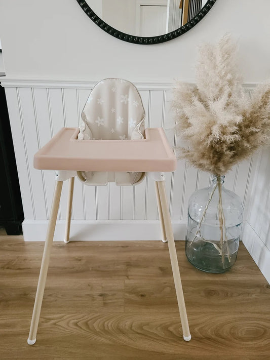 Hallington - Ikea Antilop Highchair Cushion Cover - Boho Daisy Floral