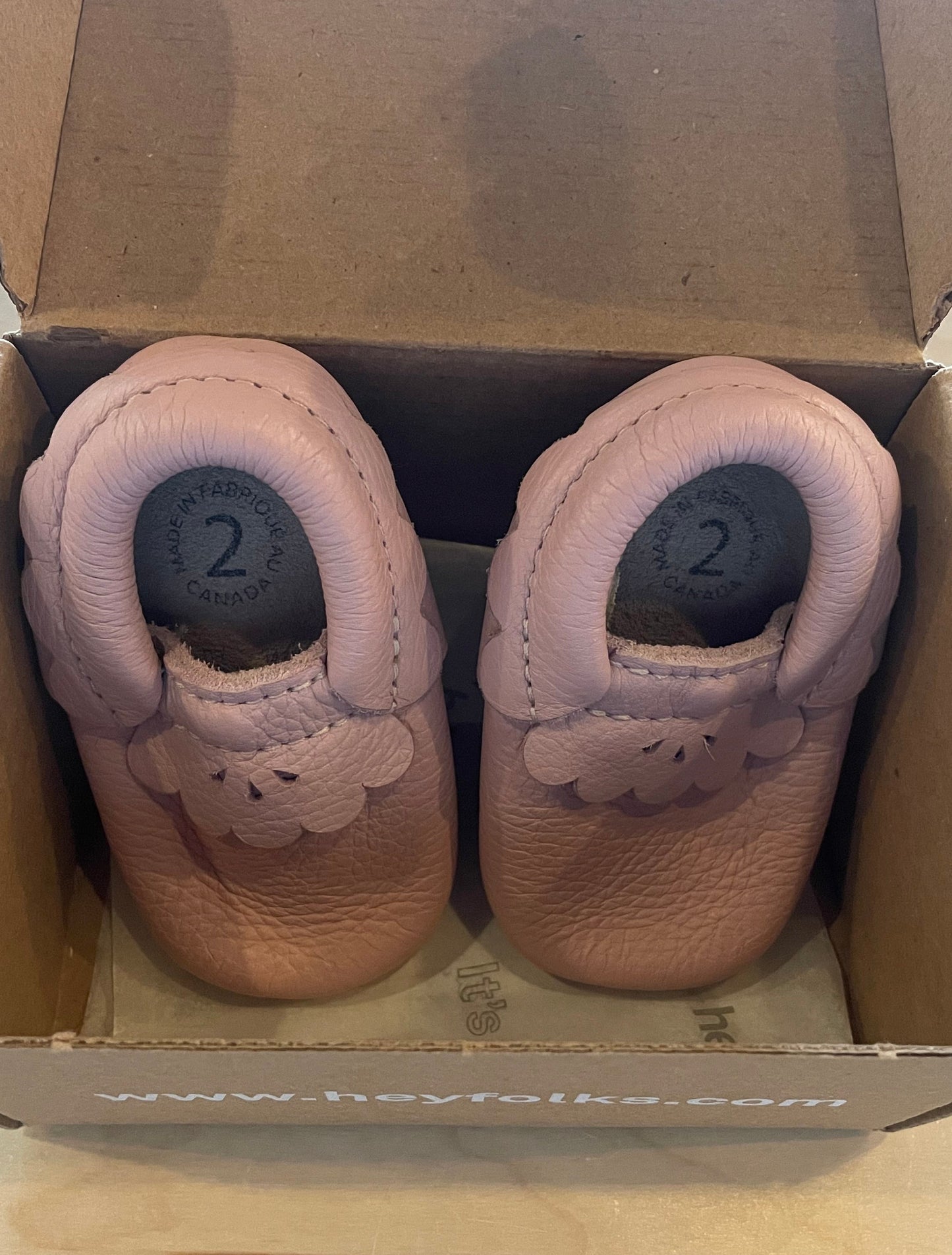 SJ - Consignment - Heyfolks Pink Soft Soles - 2