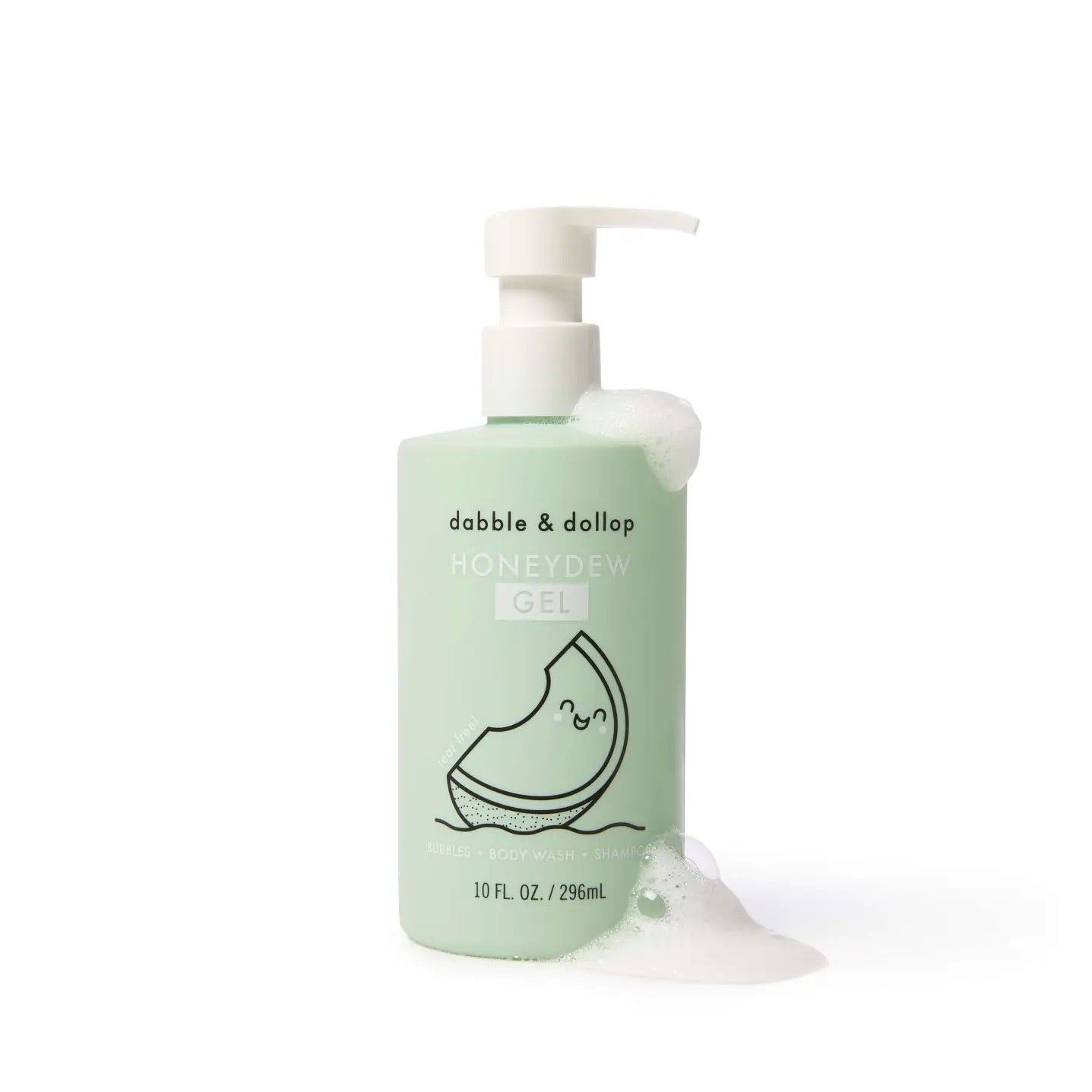 Dabble & Dollop - All-Natural Honeydew Shampoo, Body Wash & Bubbles