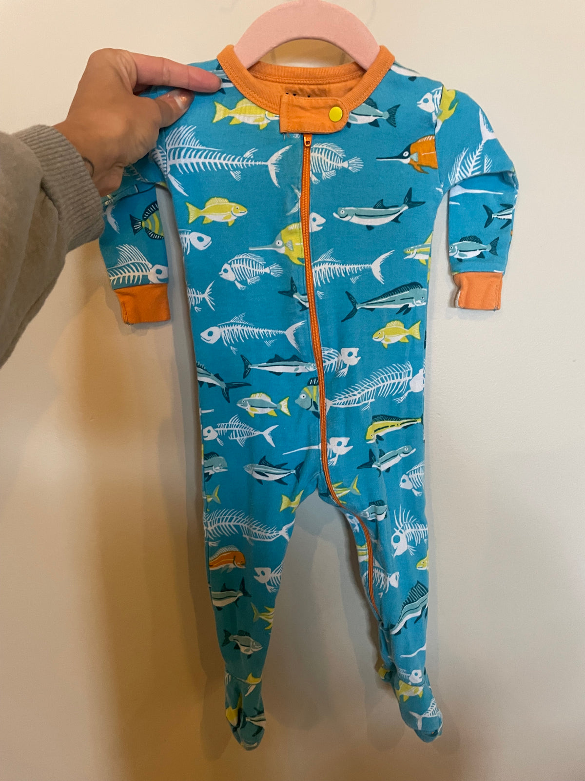 BM - Consignment- Hatley Fish Sleeper - 3-6M