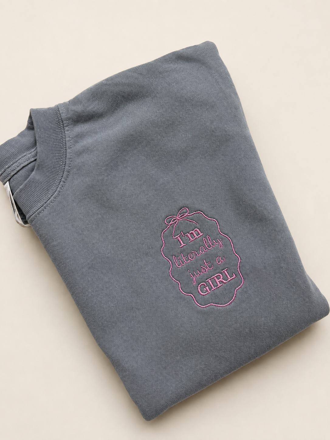 Pre Order - Teddy Little - Just a Girl Shirt