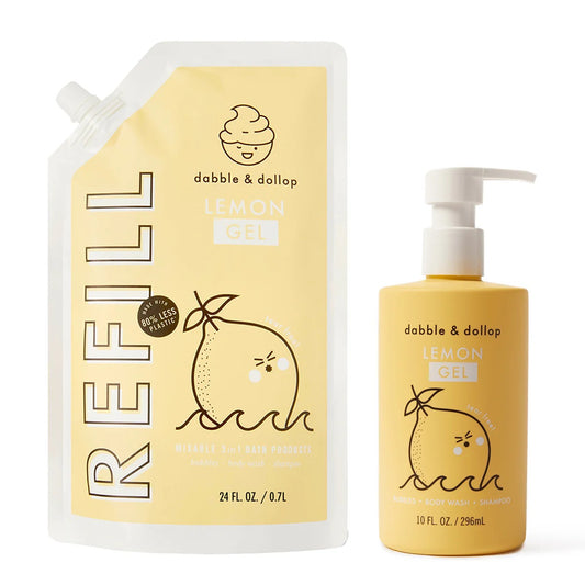 Dabble & Dollop - 3 in 1 Refill Pouch - Lemon
