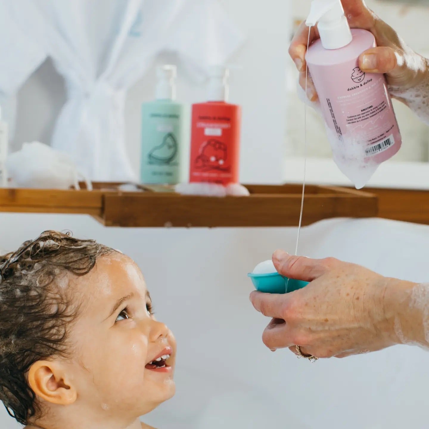 Dabble & Dollop - All-Natural Coconut Shampoo, Body Wash & Bubbles