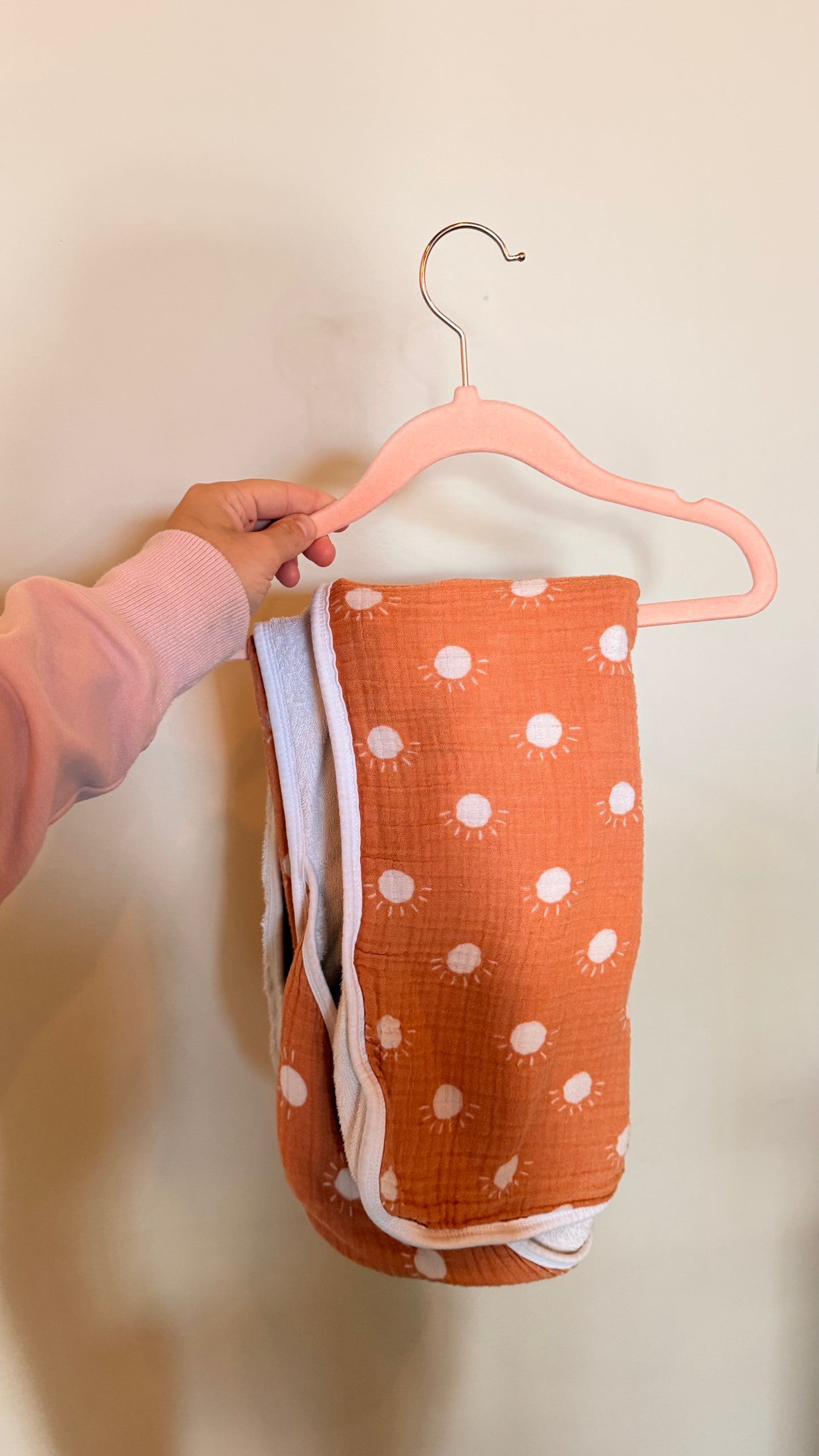 SJ - Consignment - Mebie Baby Mustard Muslin Bath Towel