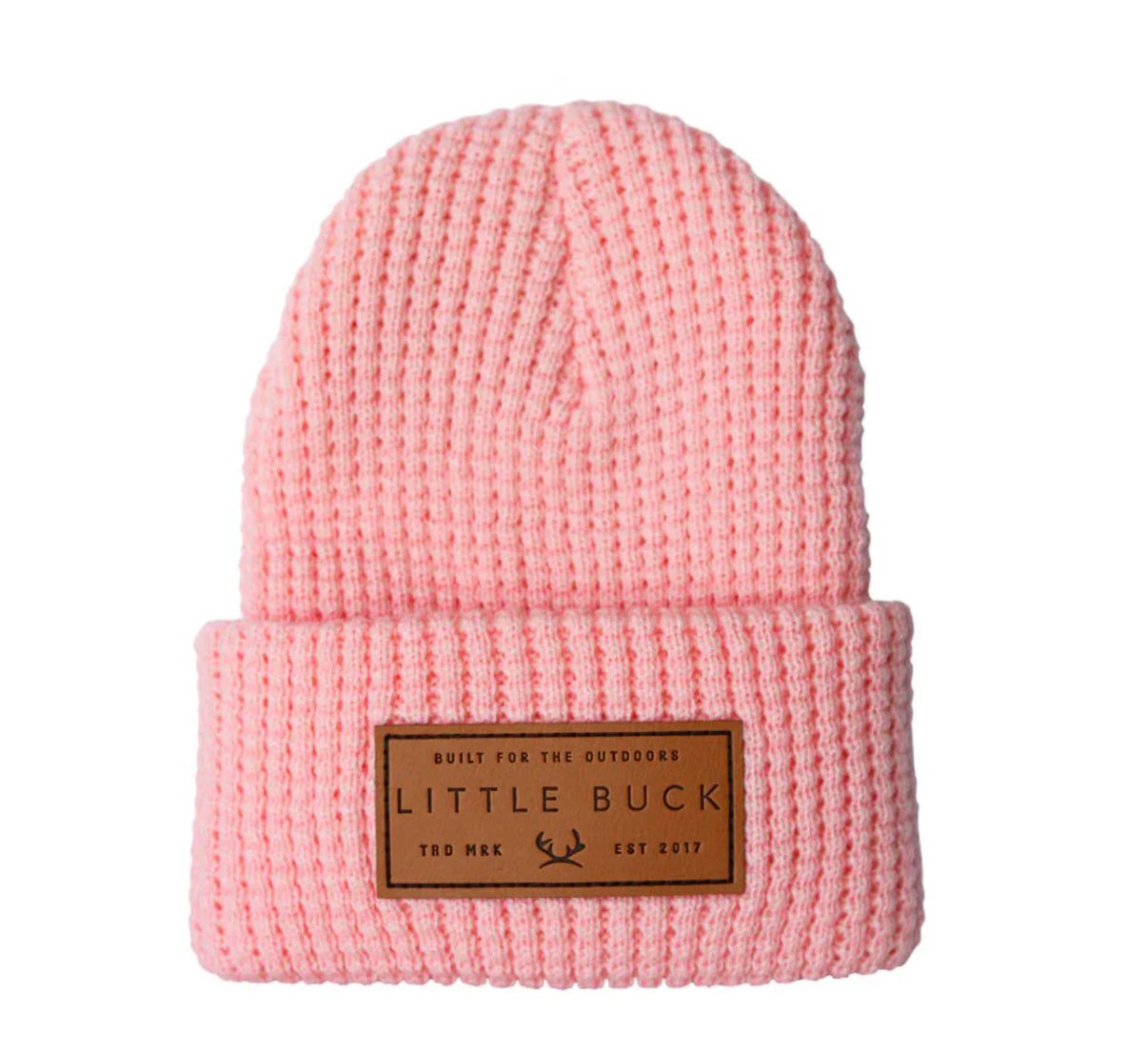 Little Buck - Waffle Cabin Beanie - Pink Blush