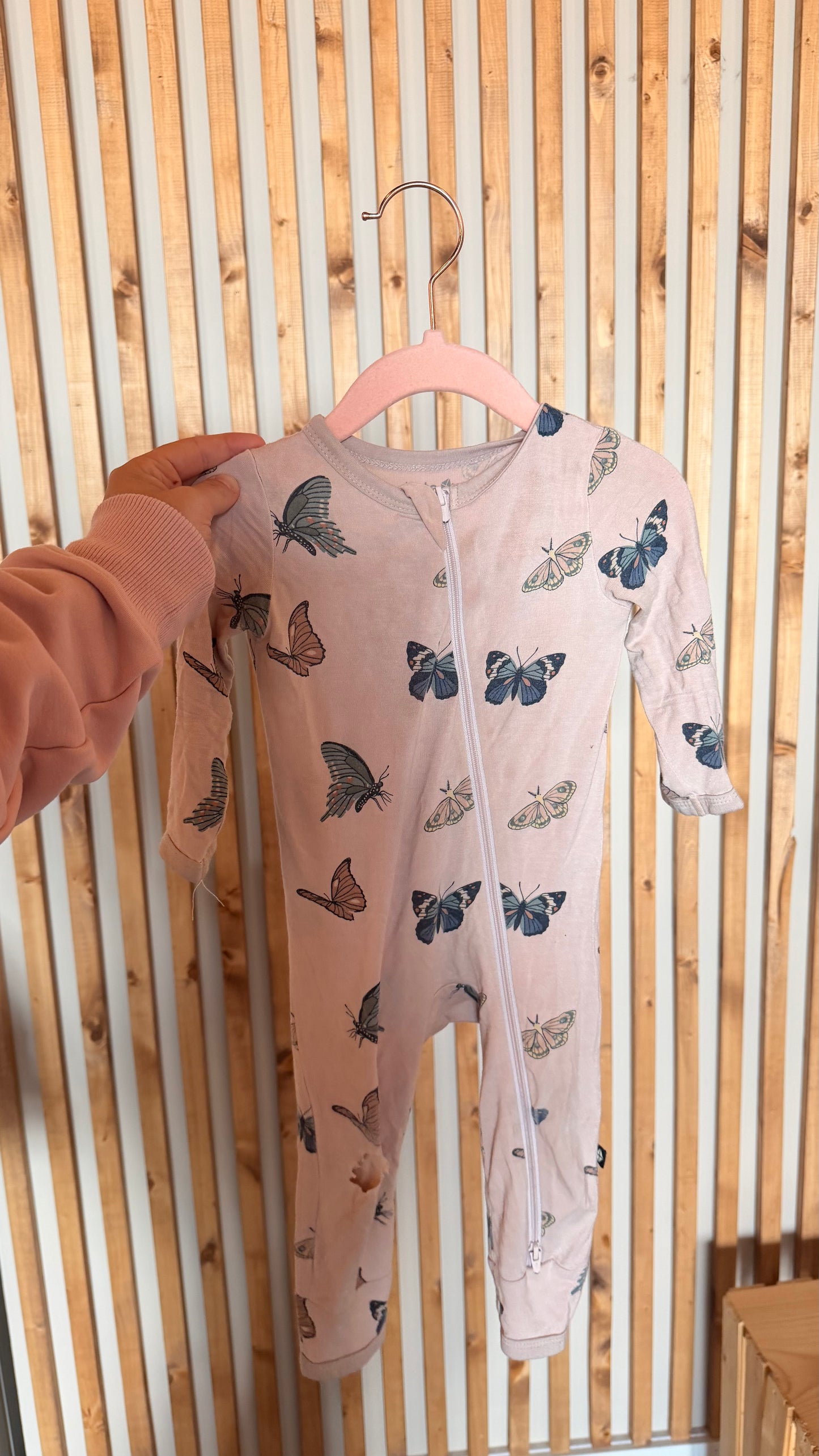CC - Consignment - Kyte Baby - Butterfly Bamboo Sleeper - 6-12m