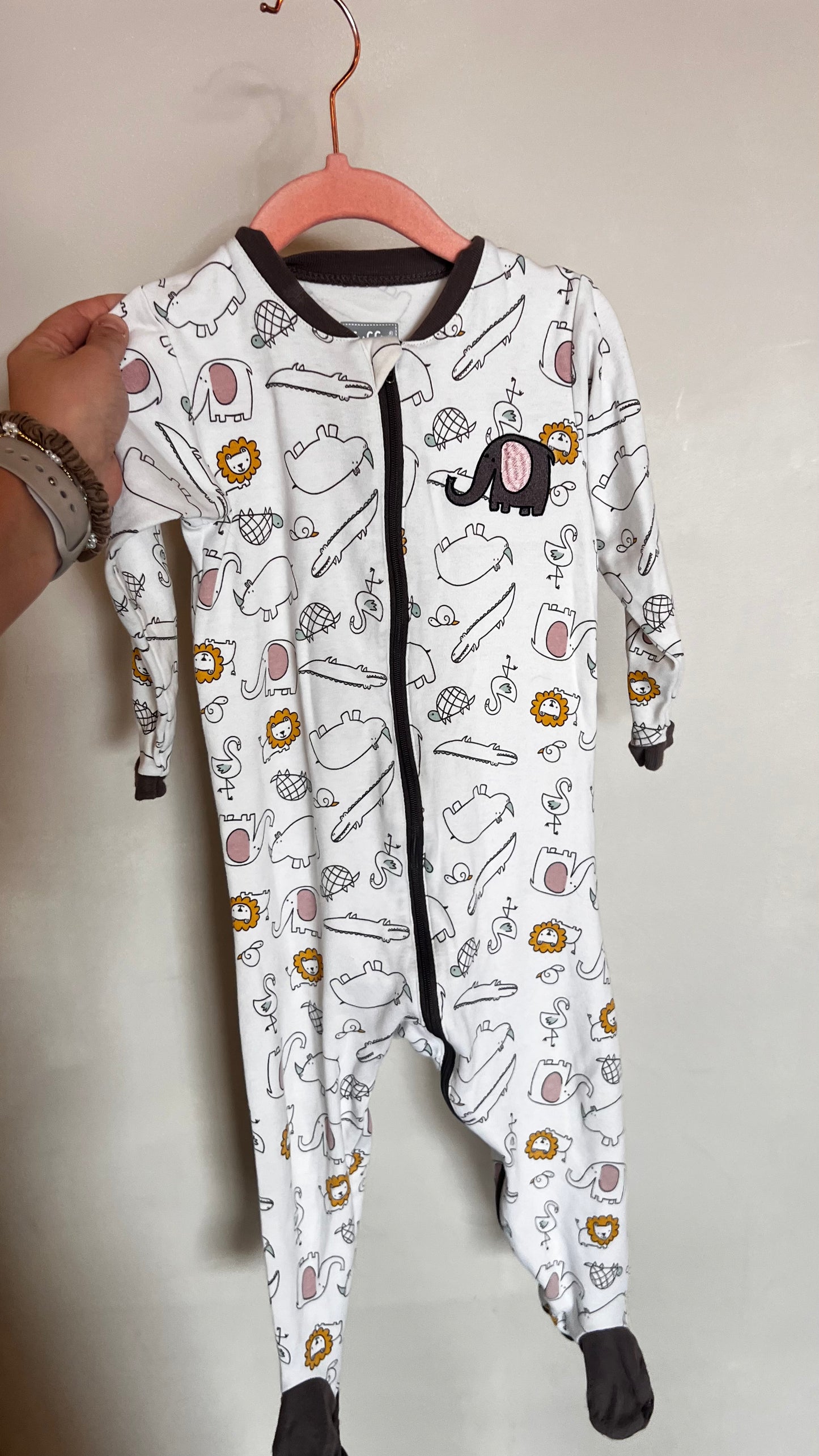 MY - Consignment - Tuffy Animal Onesie 24M