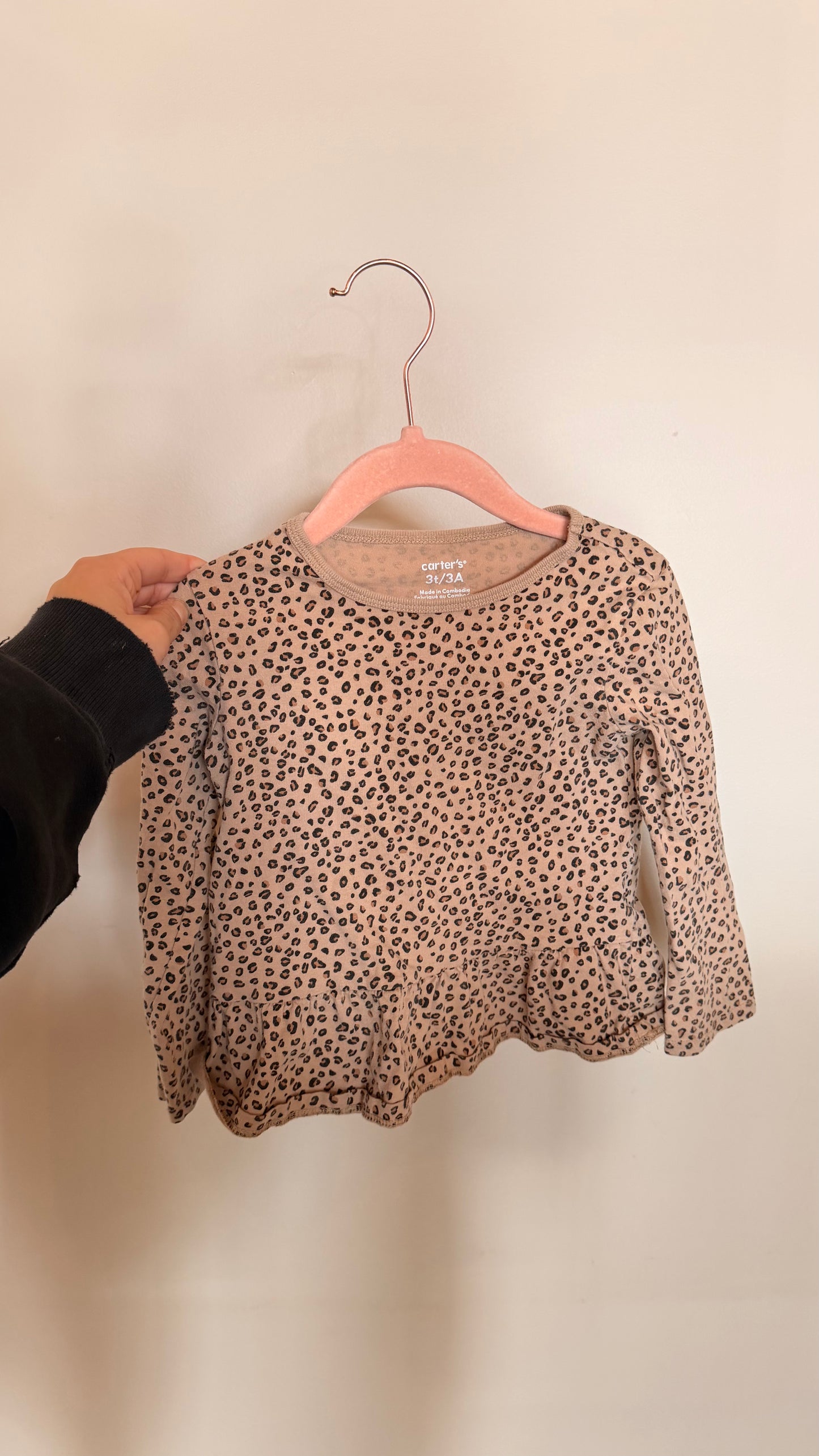 SP Consignment - Carters Cheetah Long Sleeve 3T